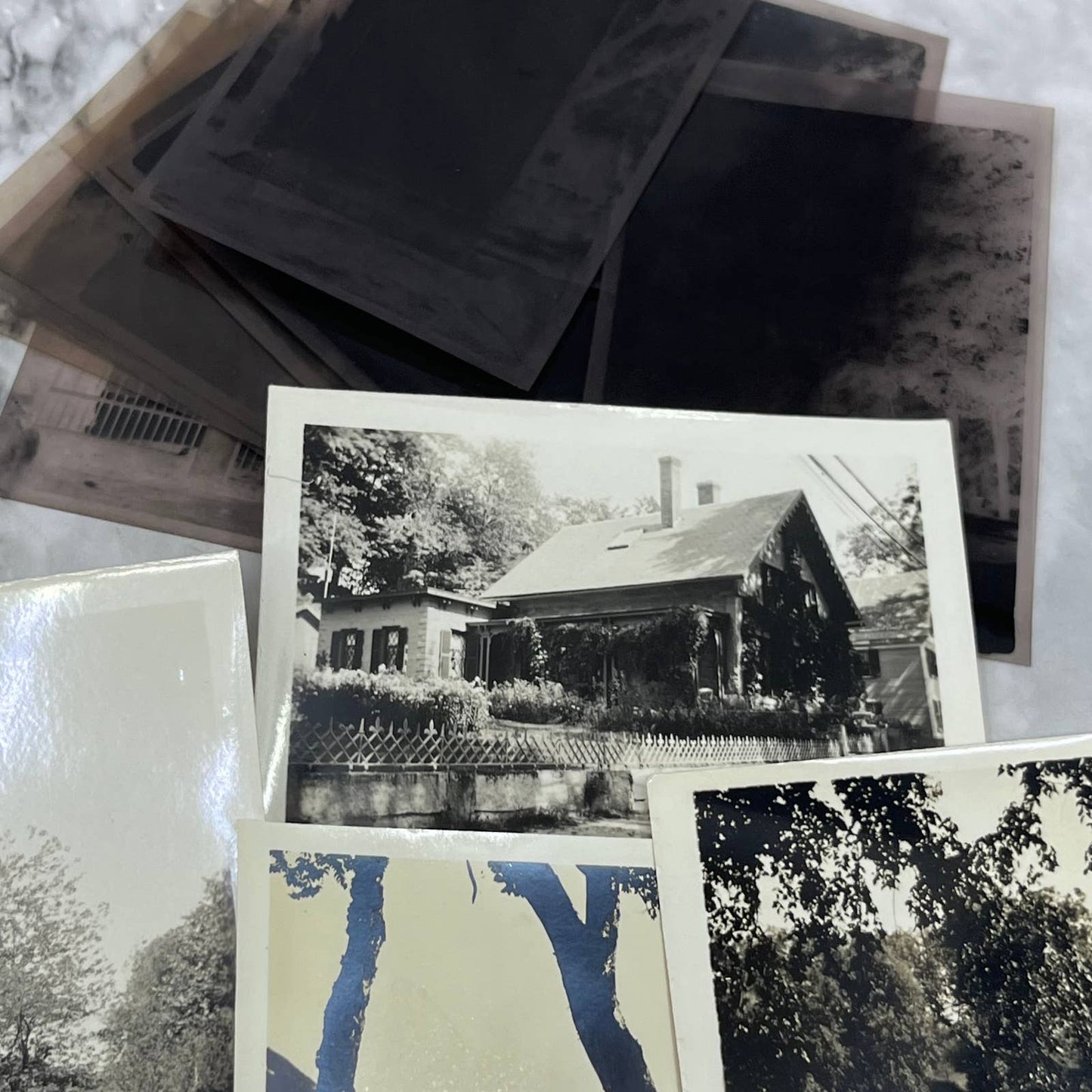 c1930 Collection of Photos & Negatives New England Vacation Views TJ9-PG6