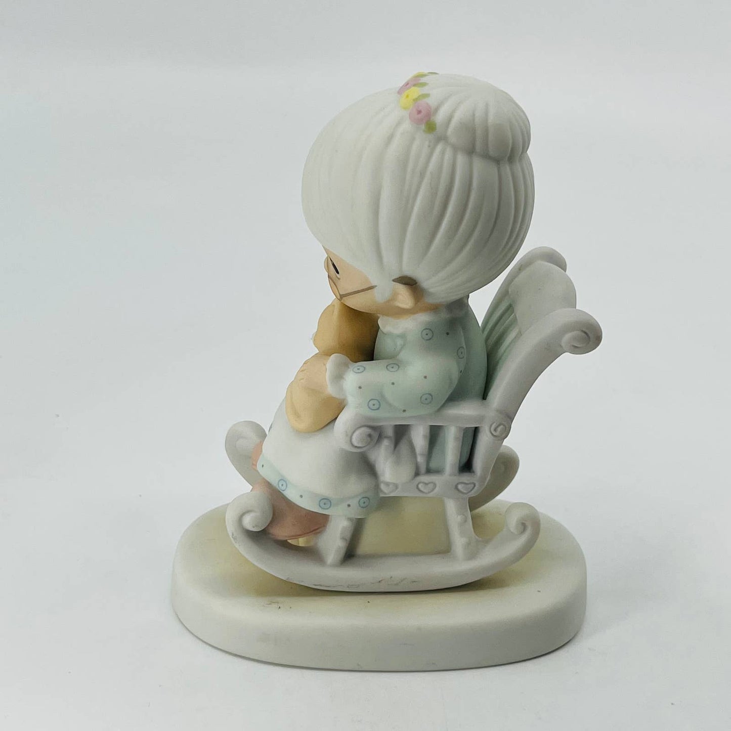1979 Precious Moments Jonathan & David Purr-fect Grandma Figurine E3109 TD2