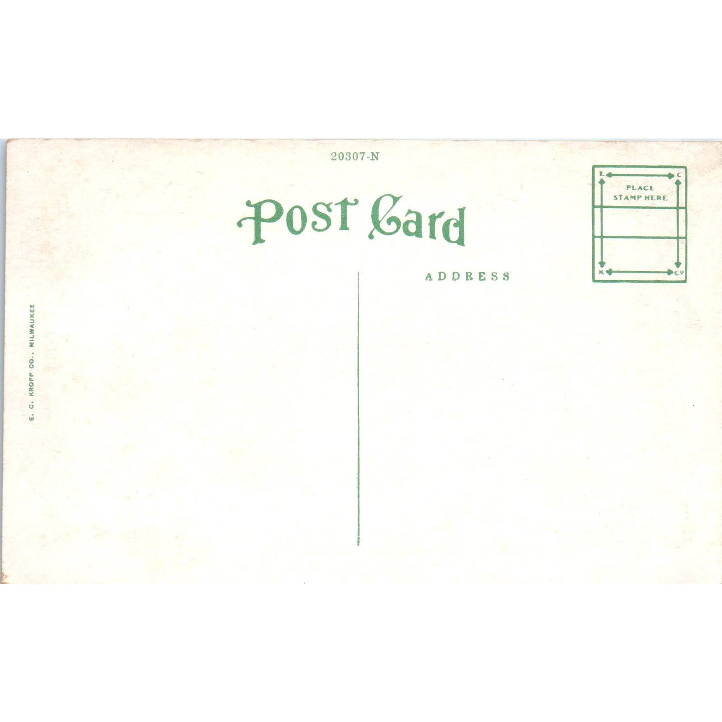 1918 WWI US Army Doughboys Christmas Original Postcard TK1-26