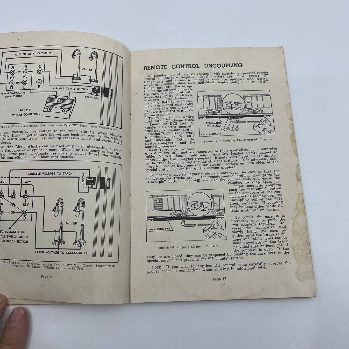 1948 Lionel Trains Instructions For Assembling and Operating Red Cover TG2