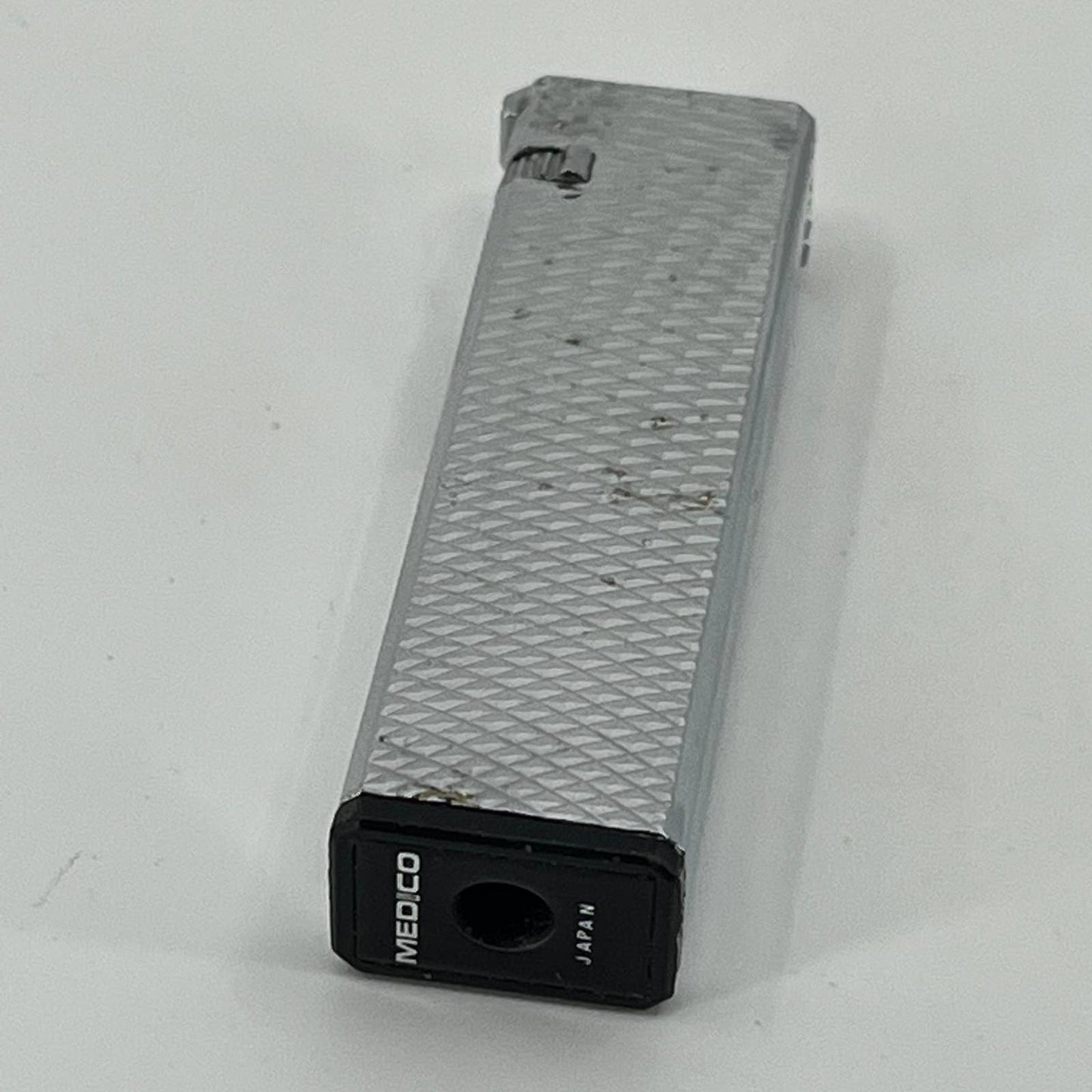 Vintage MCM Mod MEDICI Lighter Textured Chrome Jet SA2