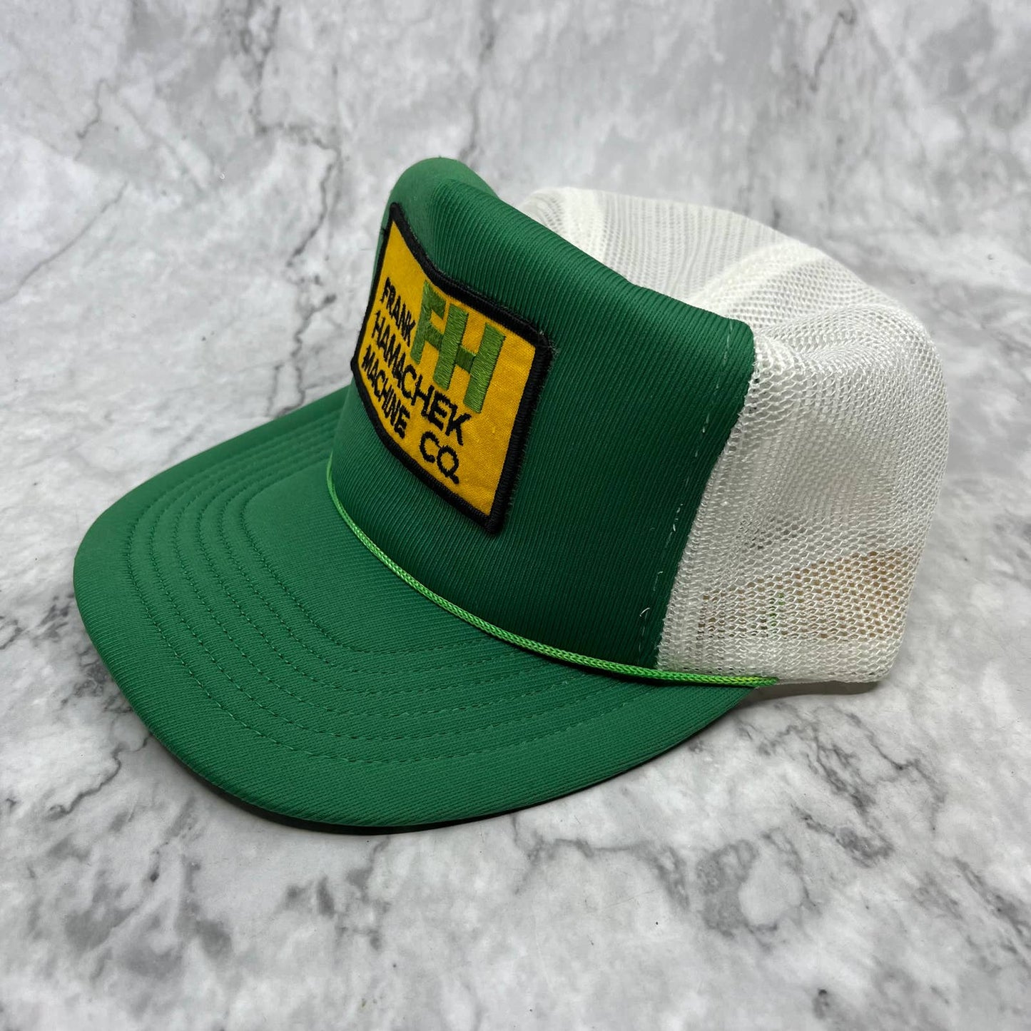 Frank Hamachek Machine Co Trucker Hat Cap Snap Back Mesh One Size HB1