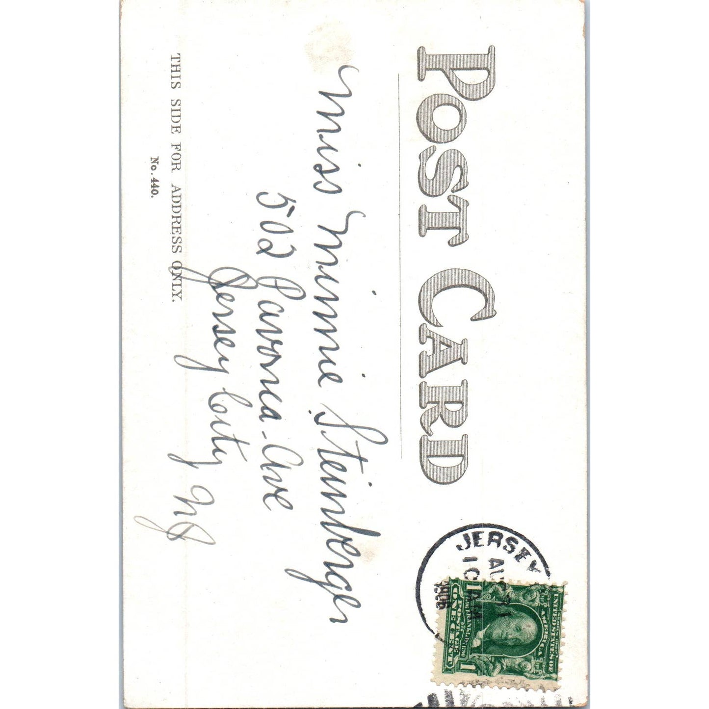 Courting Couple at a Pond Romance 1906 Victorian Original Postcard TK1-P18