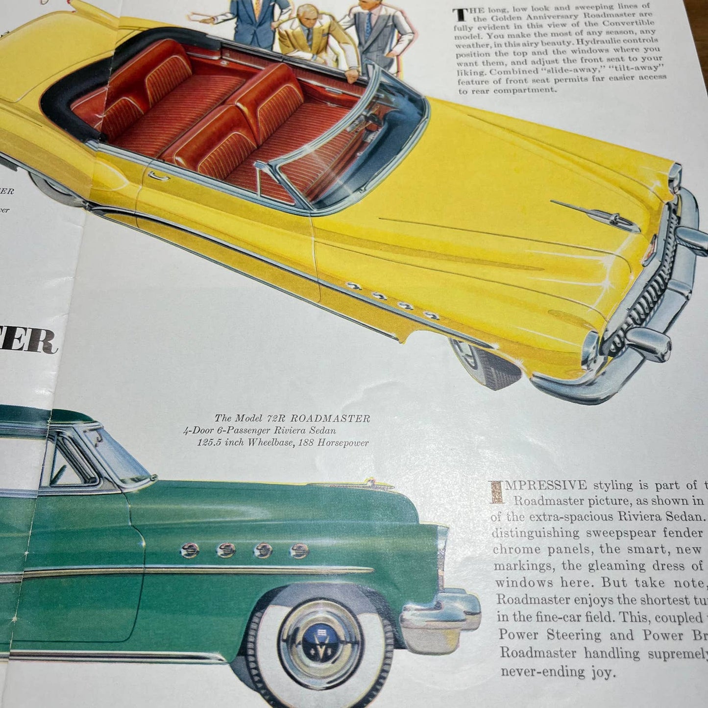1953 Buick’s Greatest Cars in 50 Years Full Color Deluxe Sales Brochure B4