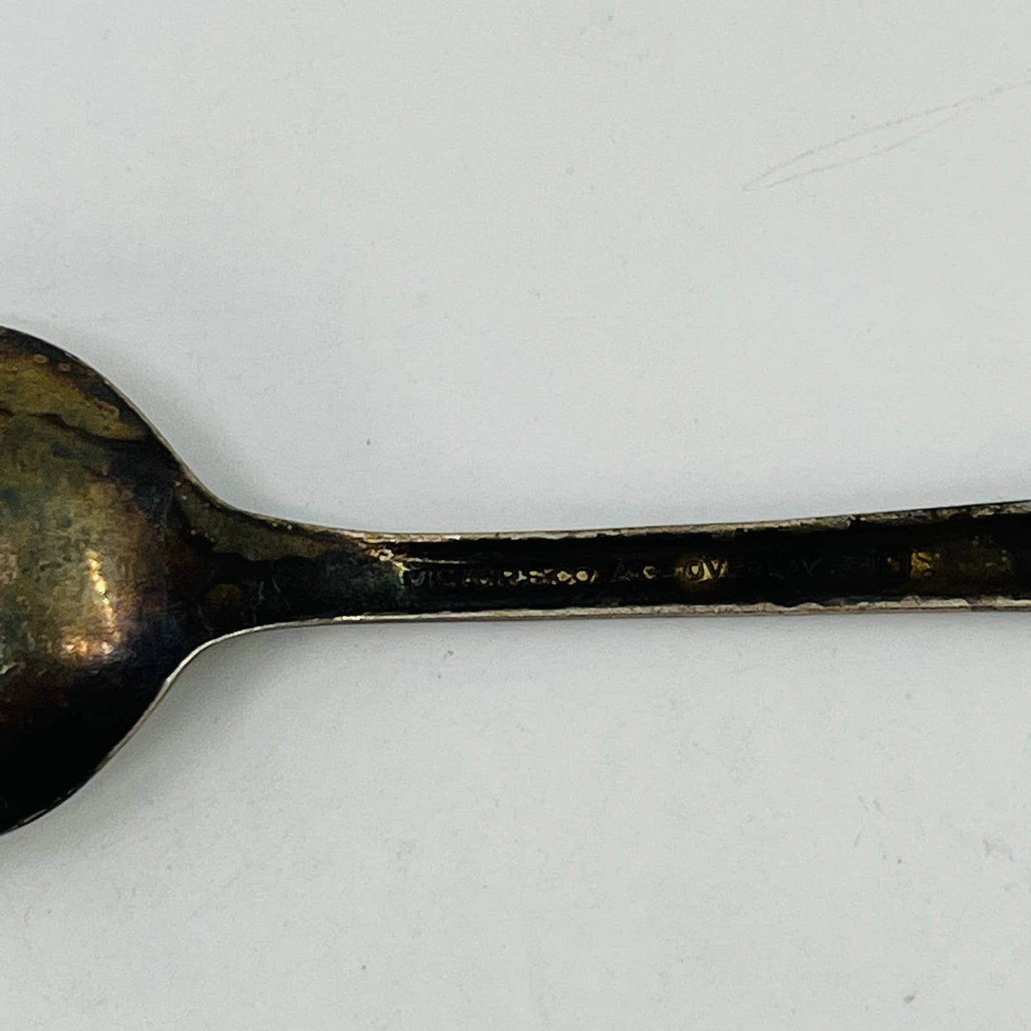 Vintage RED COACH Spoon Victor Silver Plate SB7
