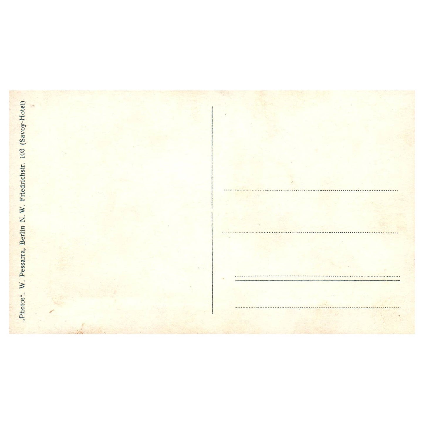 4th of July Celebration Savoy Hotel Berlin - Original Postcard RPPC TJ8-4