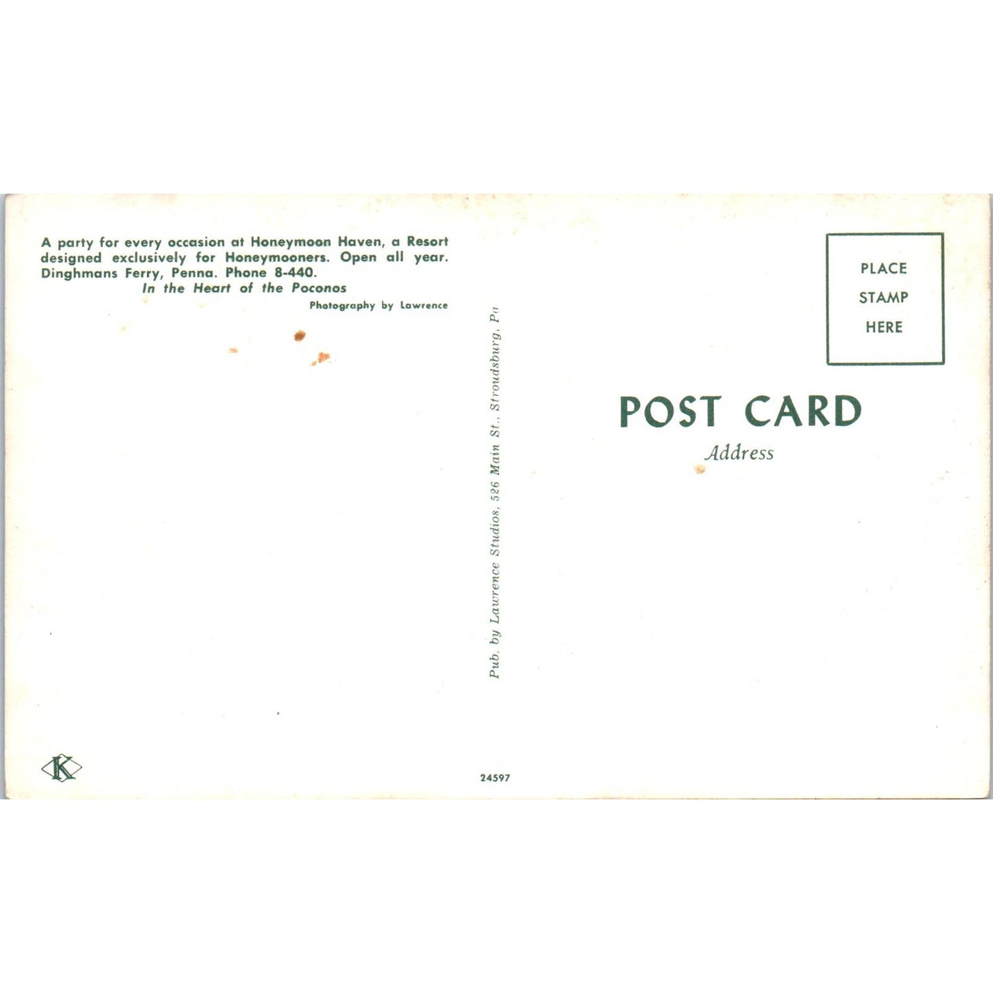 Vintage Postcard Straw Hats Honeymoon Haven Dingmans Ferry PA TD8-P2