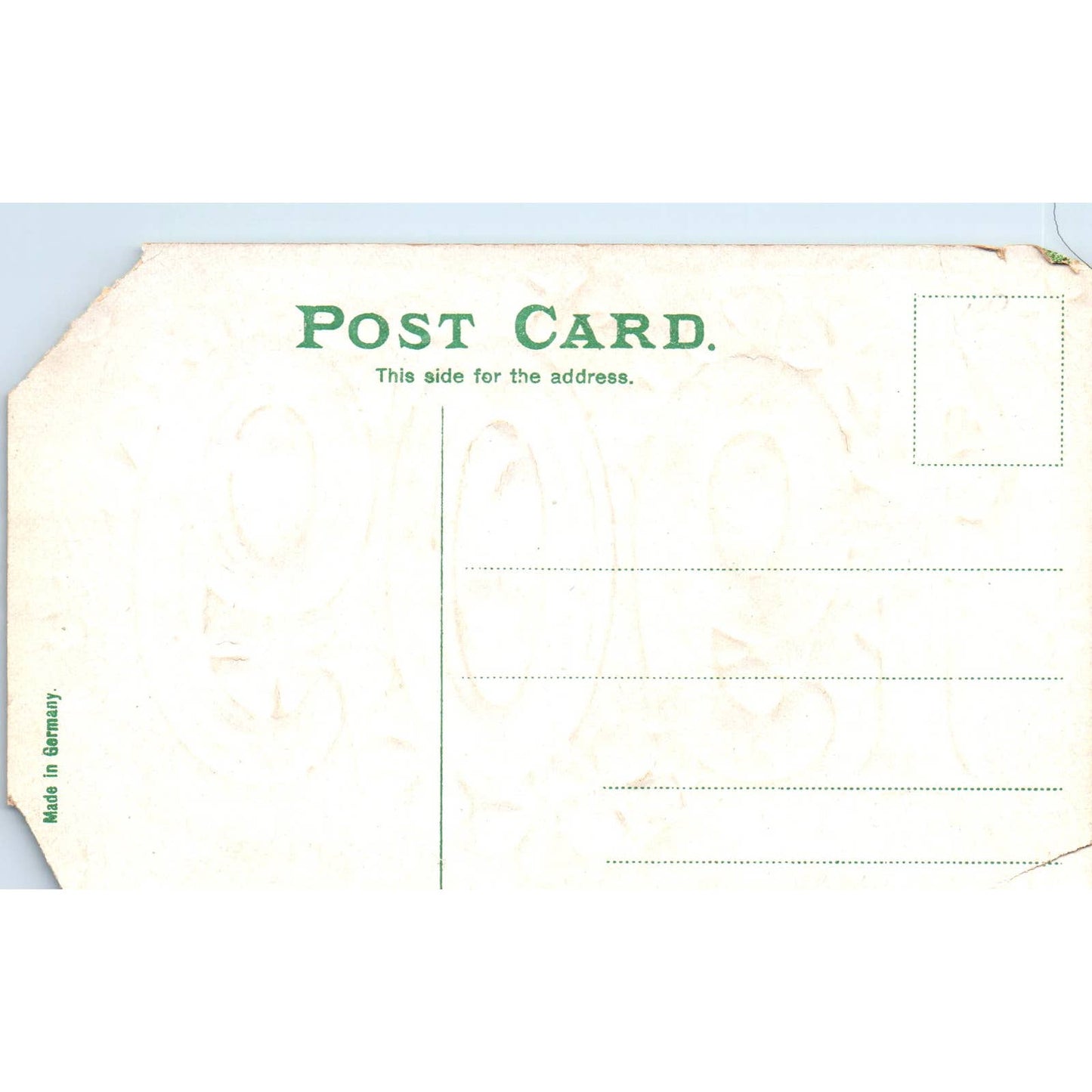 1909 New Year Embossed Four Leaf Clover - Original Postcard TJ7-RP3