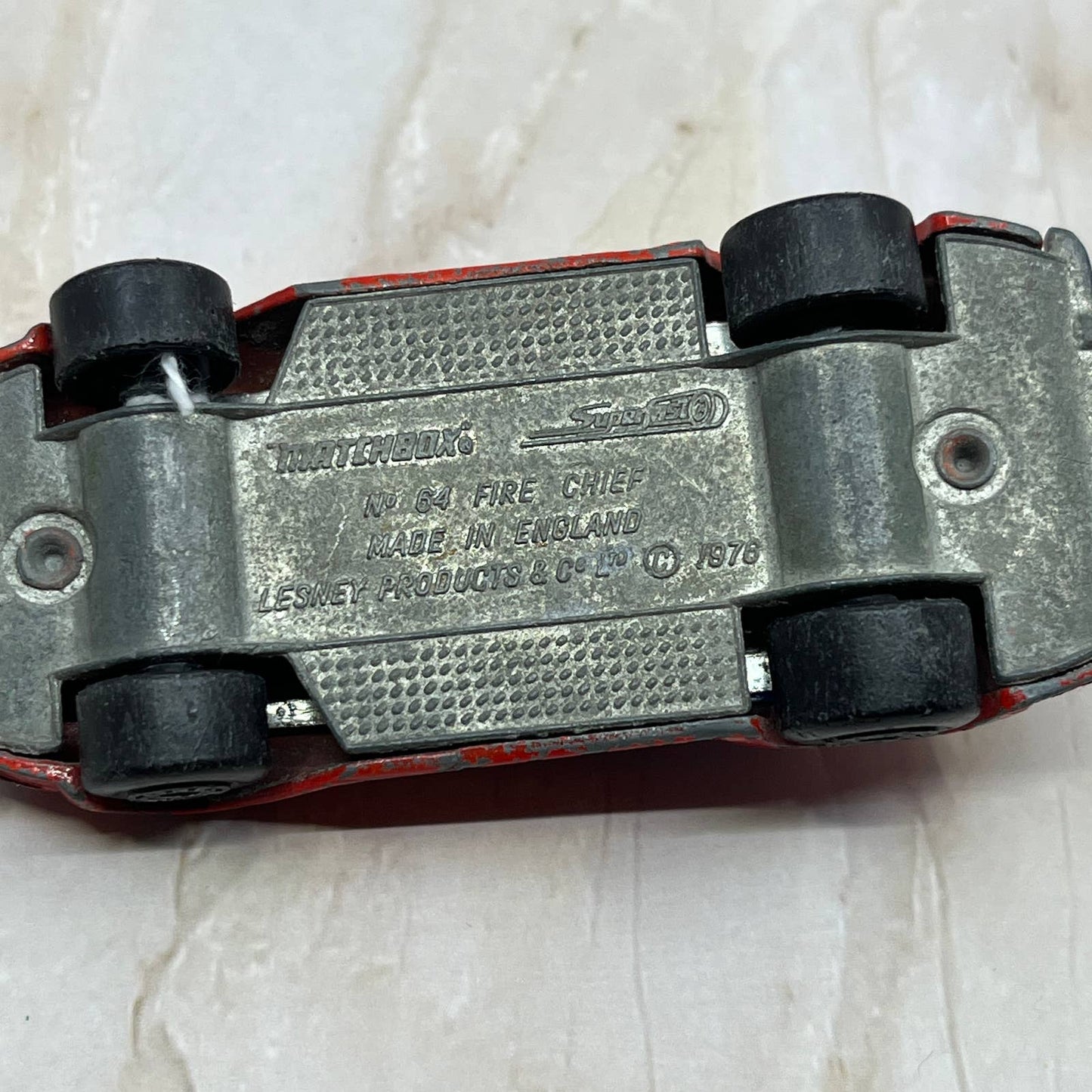 Lesney Matchbox Superfast No.64 Fire Chief Car, 1976, Vintage & Original TC5-S2