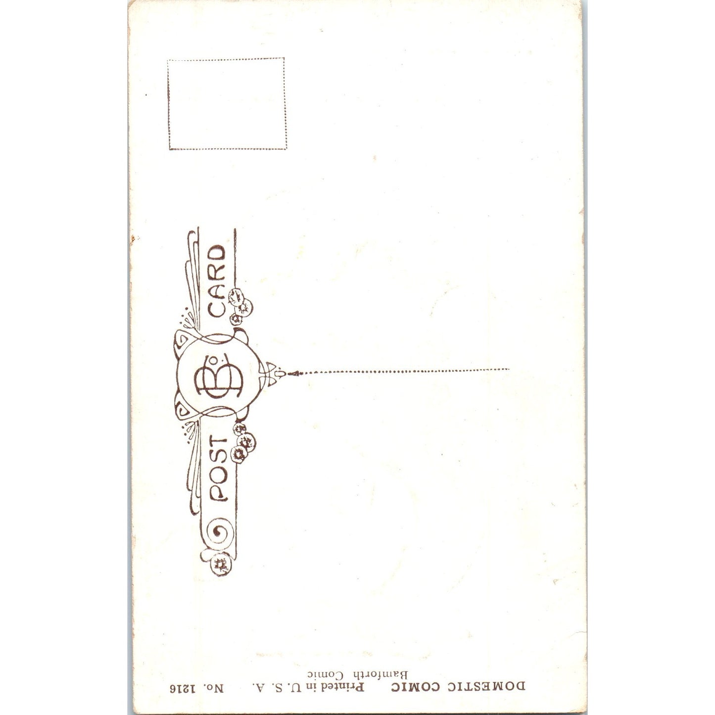I Daren't Go Home D. Tempest Cartoon Humor c1910 Original Postcard P2-5