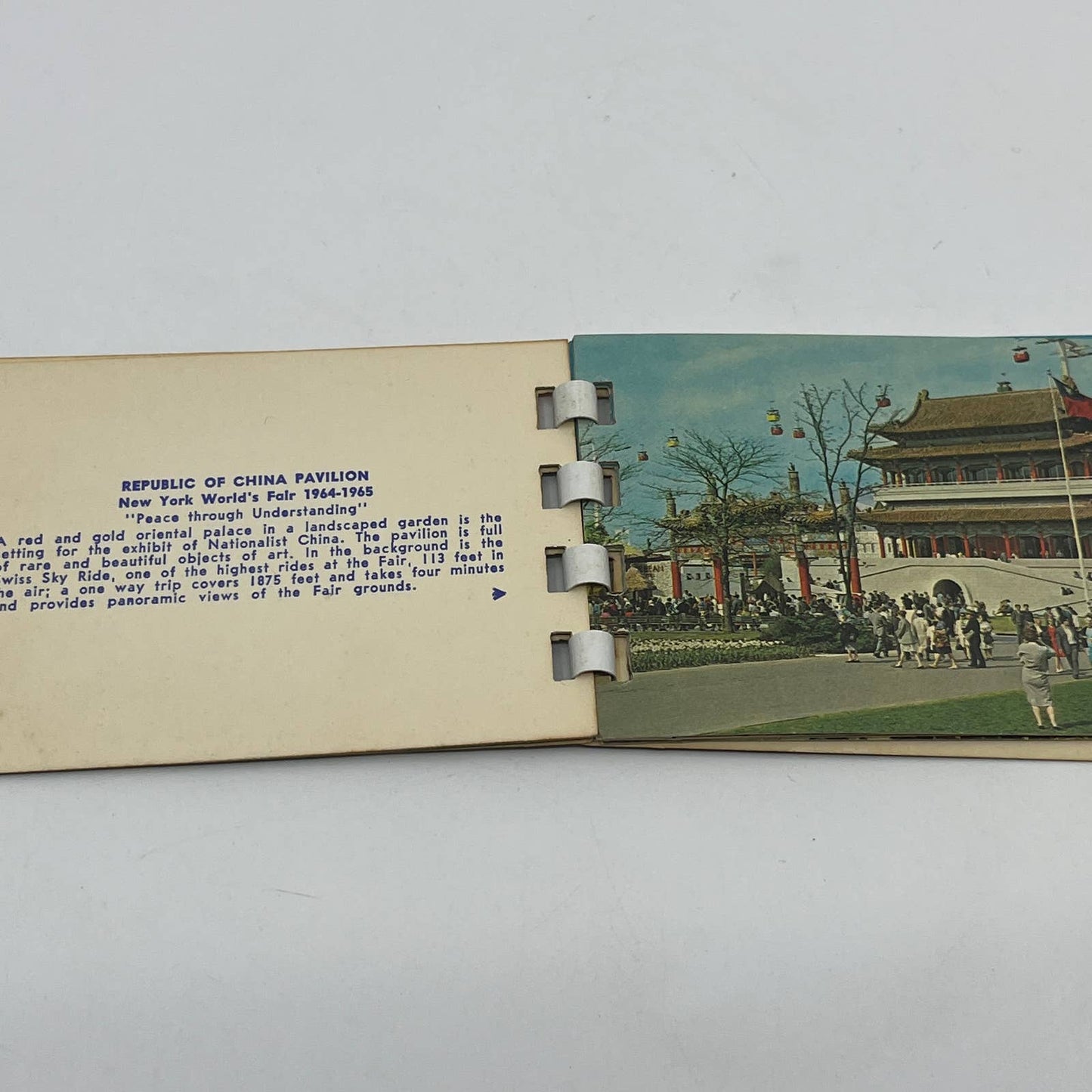 Vintage 1964-65 New York World's Fair Mini Photo Album Book The Monorail TG6