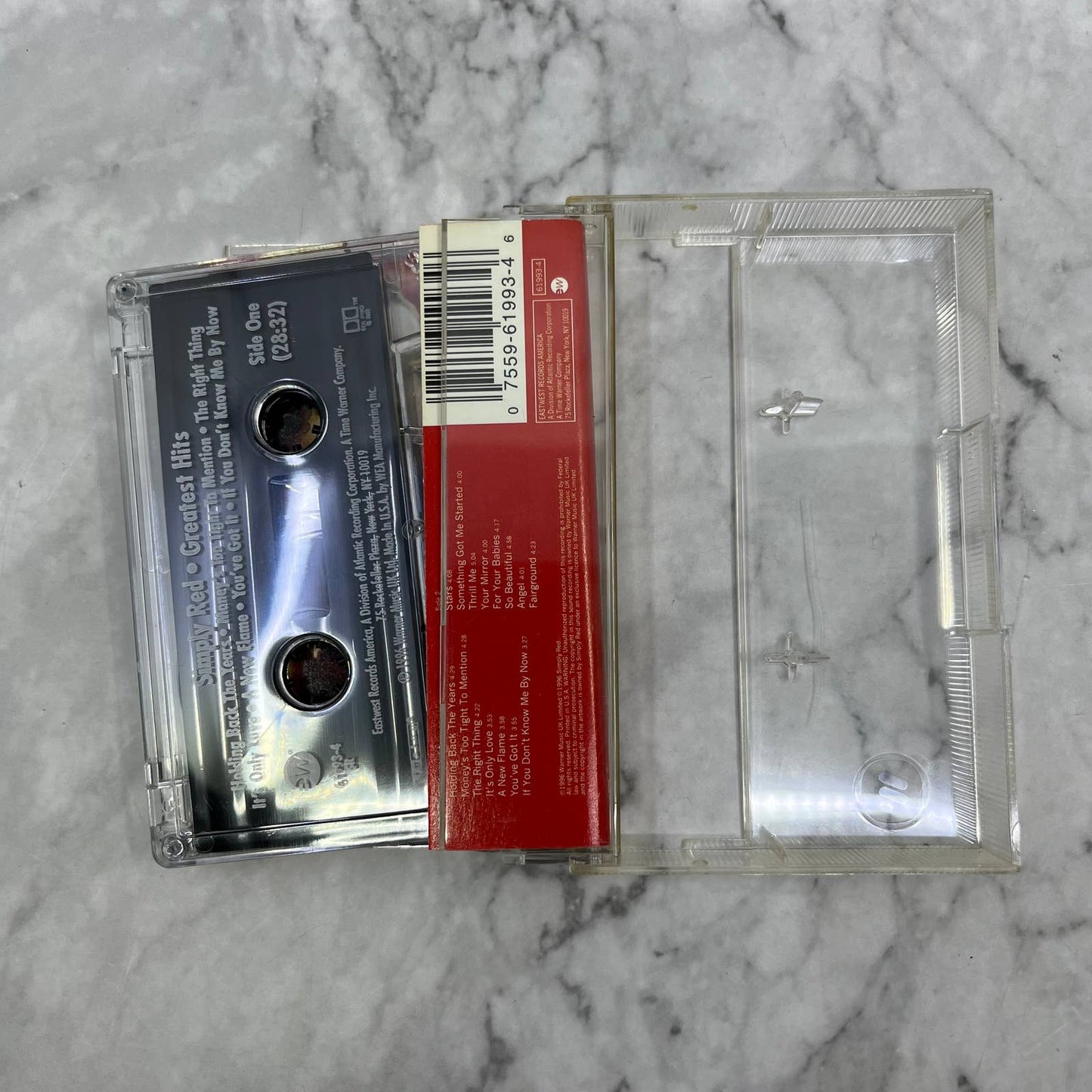 Vintage Simply Red - Greatest Hits Cassette Tape TJ2-6