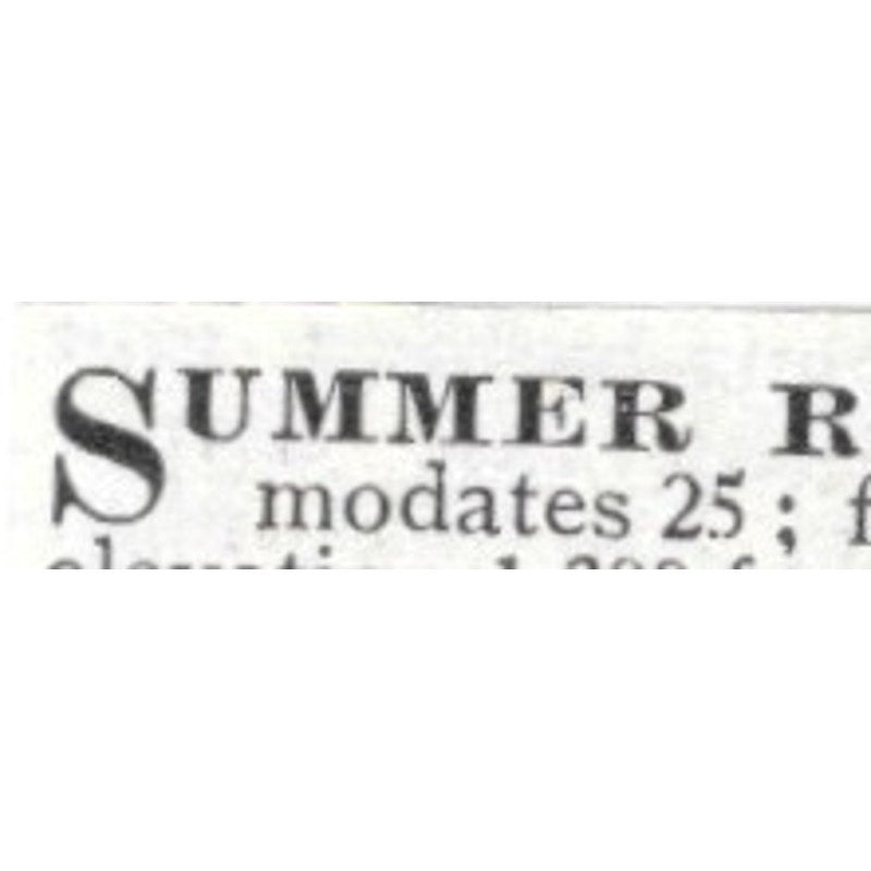 Summer Rest Farm F.L. Bartlett George's Mills NH - 1903 Original Ad AK5-S30