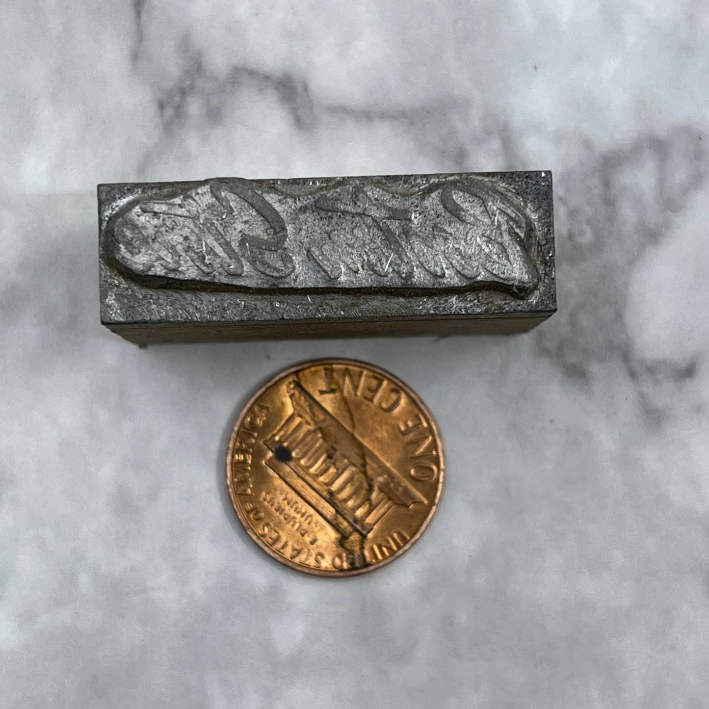 Vintage Printing Letterpress Printers Block Plate Boston Store TJ510
