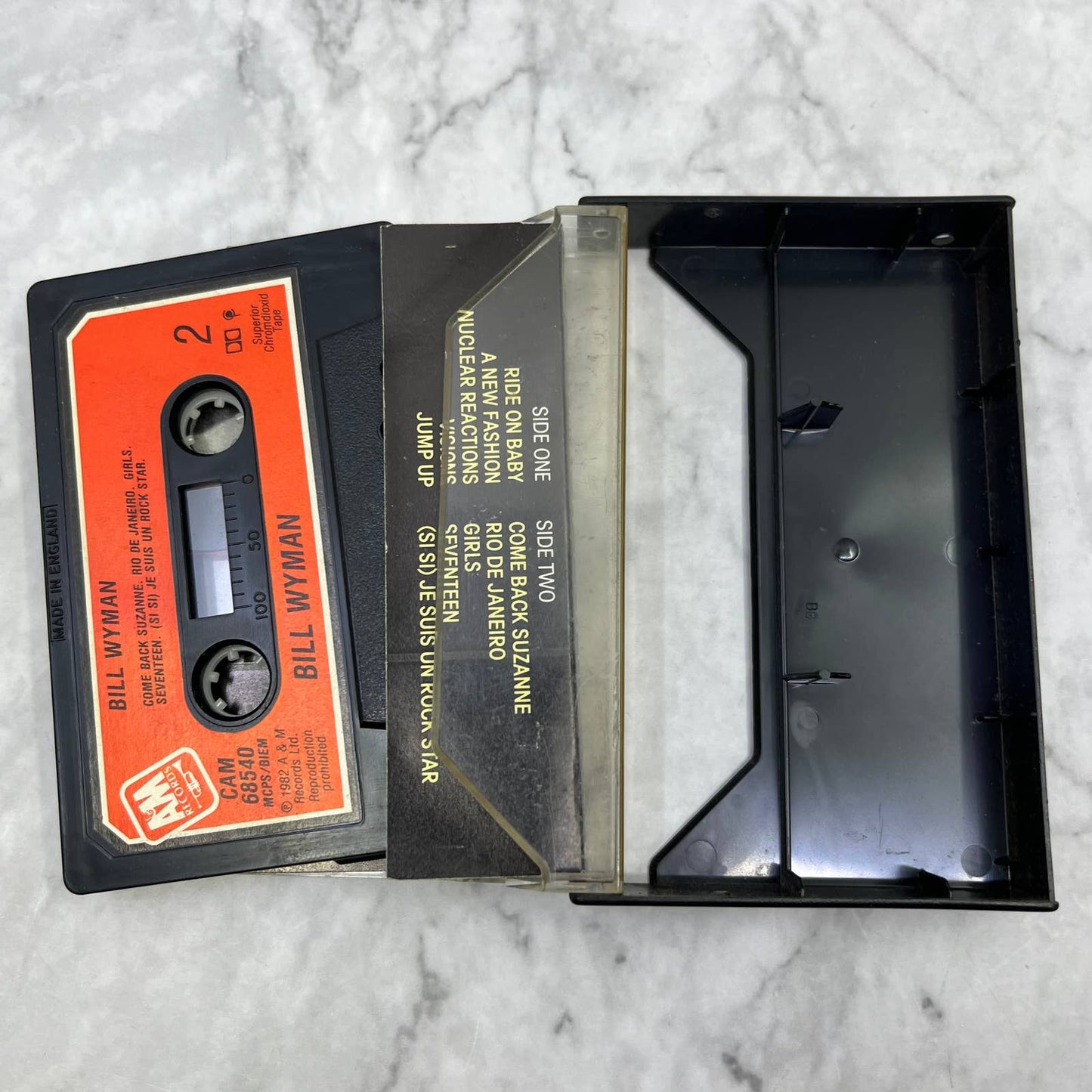 Vintage Bill Wyman Ride On Baby A New Fashion Girls Cassette Tape TJ2-6