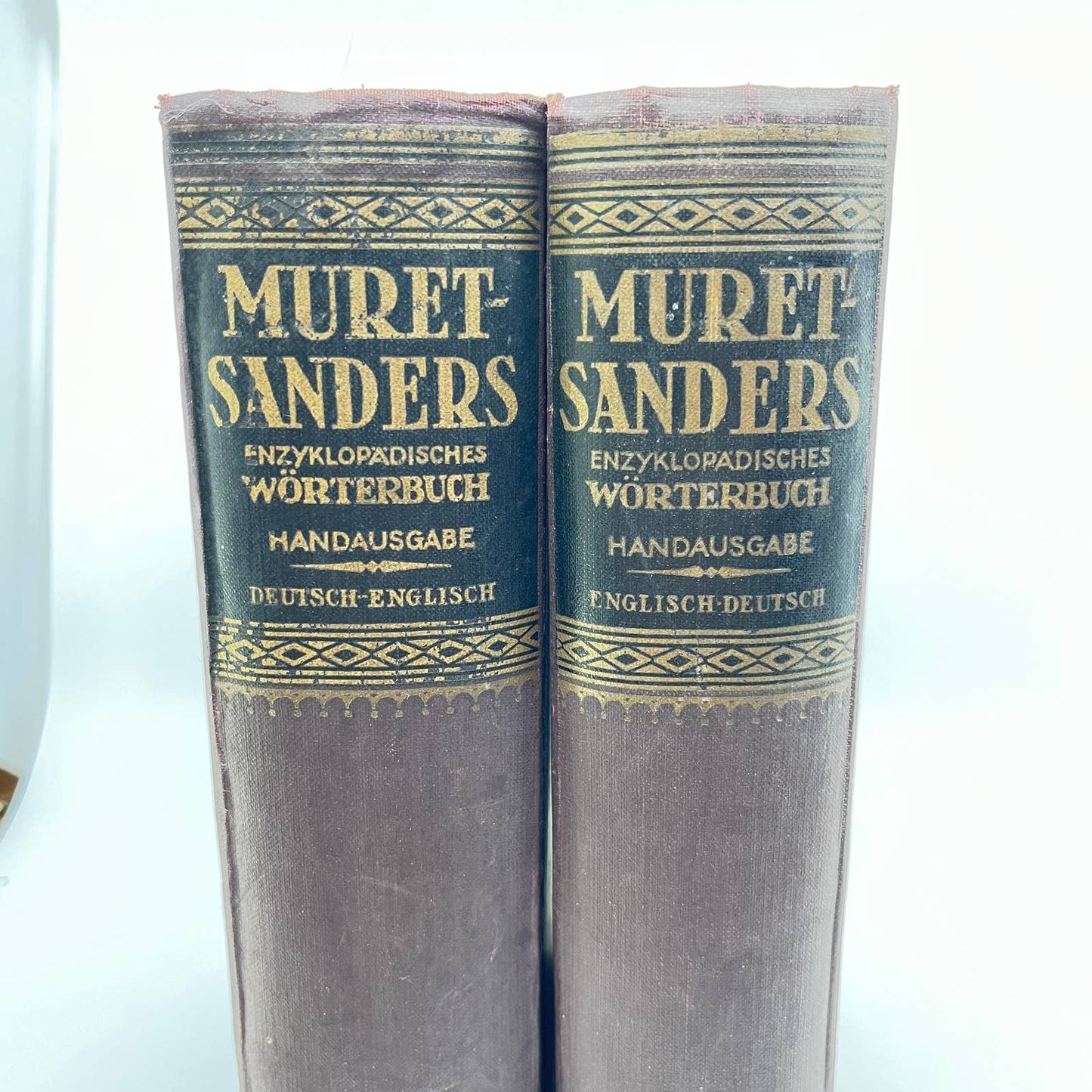 1910 Muret-Sanders Englisch-Deutsches, English-German Dictionary 2-VOLUME TF1