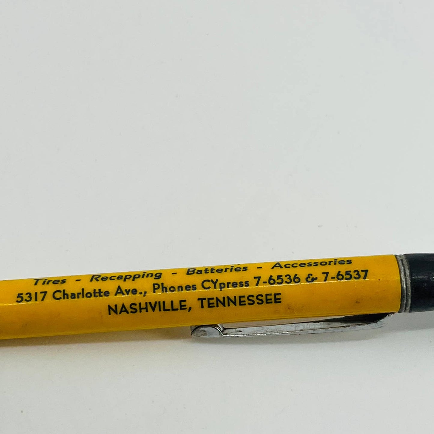 1950s Durolite Mechanical Pencil Goodyear Tires Nashville TN SB3