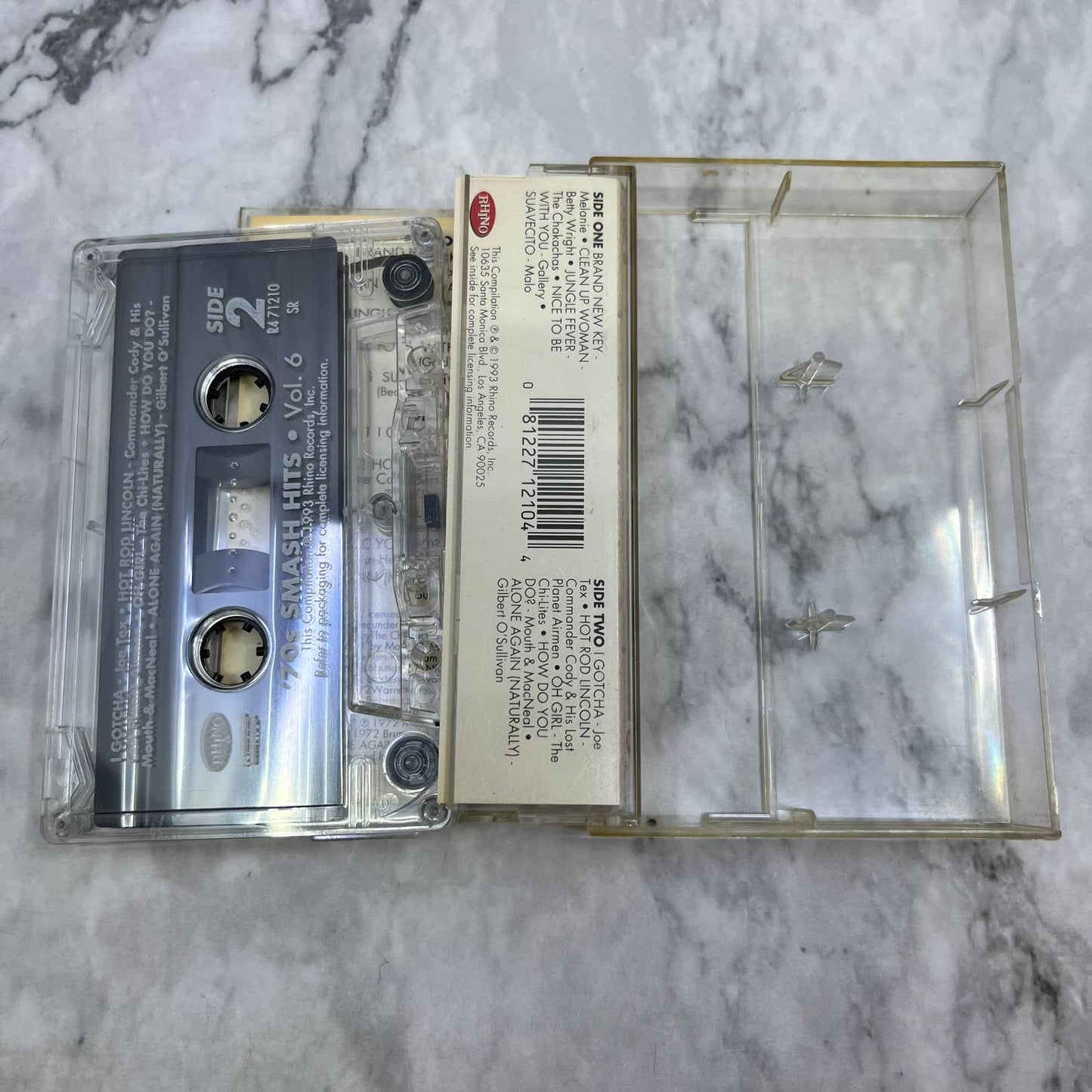 RHINO 70s Smash Hits Volume 6 - Cassette Tape TD8-70