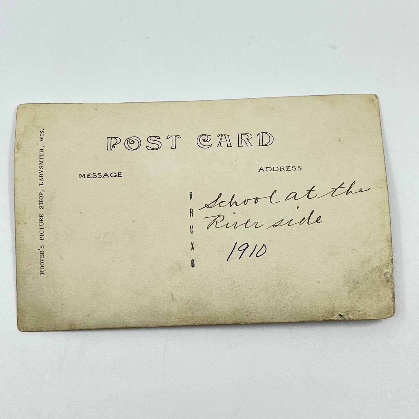 1919 RPPC Postcard School at the Riverside Class Photo SC9