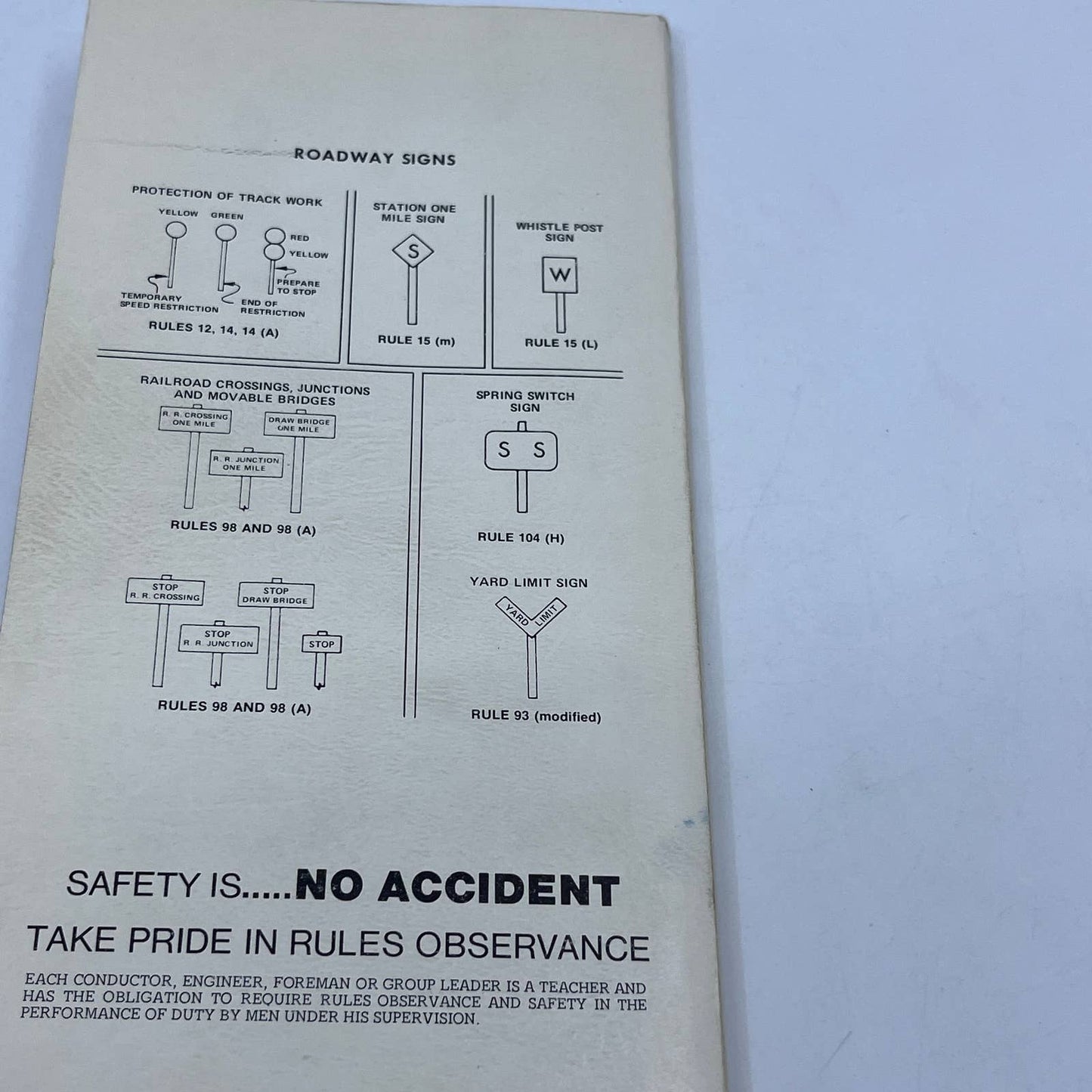 1980 Chicago & Northwestern Railroad Employee Timetable No. 4 TG6