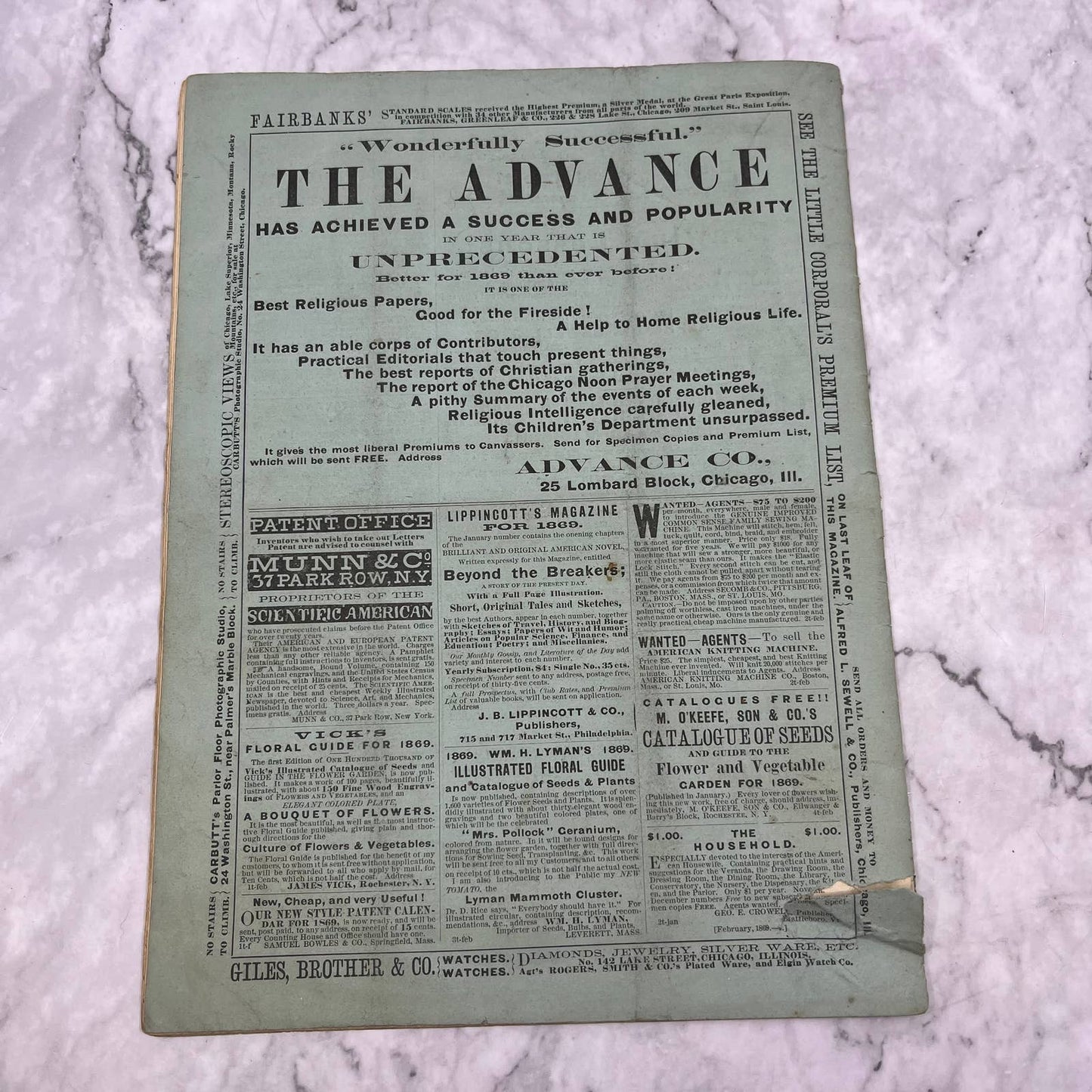 1869 Feb - The Little Corporal Original Magazine For Boys And Girls TB5