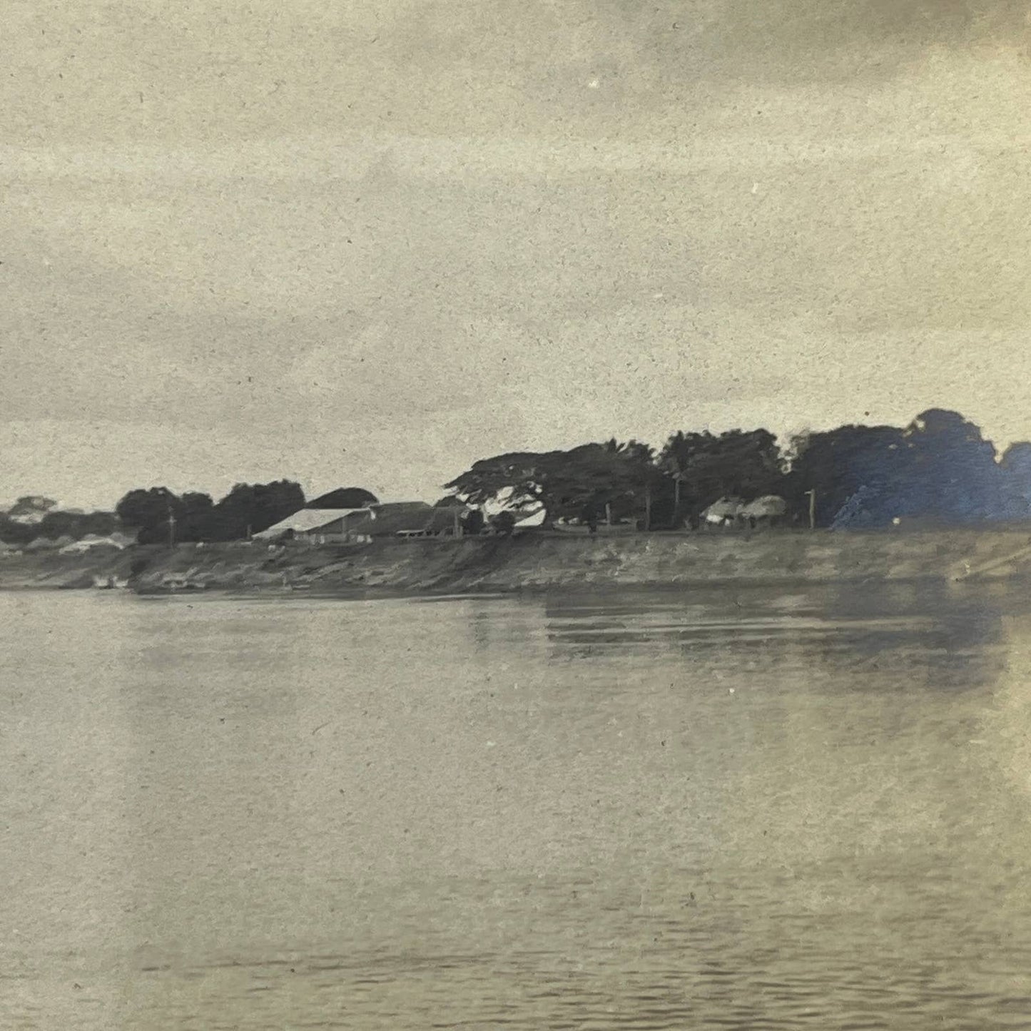 1903 Original Sepia Photograph Hacienda "Pocvicuc" Mexico AC7