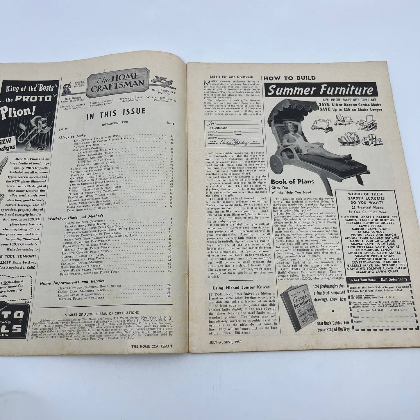 1950 July - Home Craftsman Magazine - Paint Sprayer Jewelry Jigsaw Work TH7