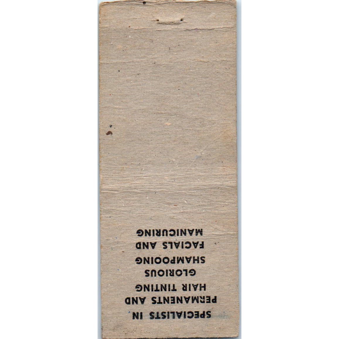 Gloria's Beauty Salon Kansas City MO Advertising Matchbook Cover SA9-M3