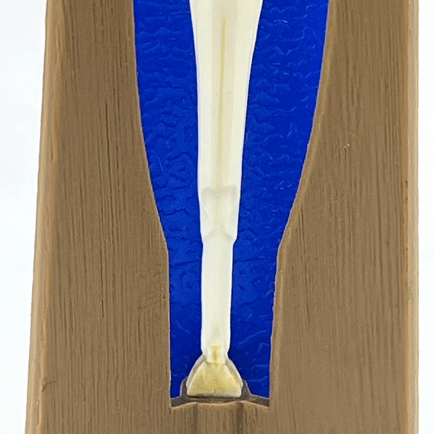 Vintage MCM Mid Century Modern Table Top Virgin Mary Madonna Statue 7" TF5