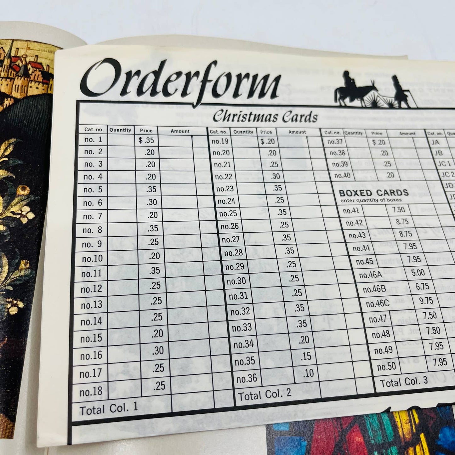 1974 Metropolitan Museum of Modern Art MOMA Christmas Catalog Cards & Gifts BA4