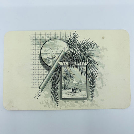 1880s Victorian Trade Card John Pray Sons & Co Washington St. Boston MA AH9-M11