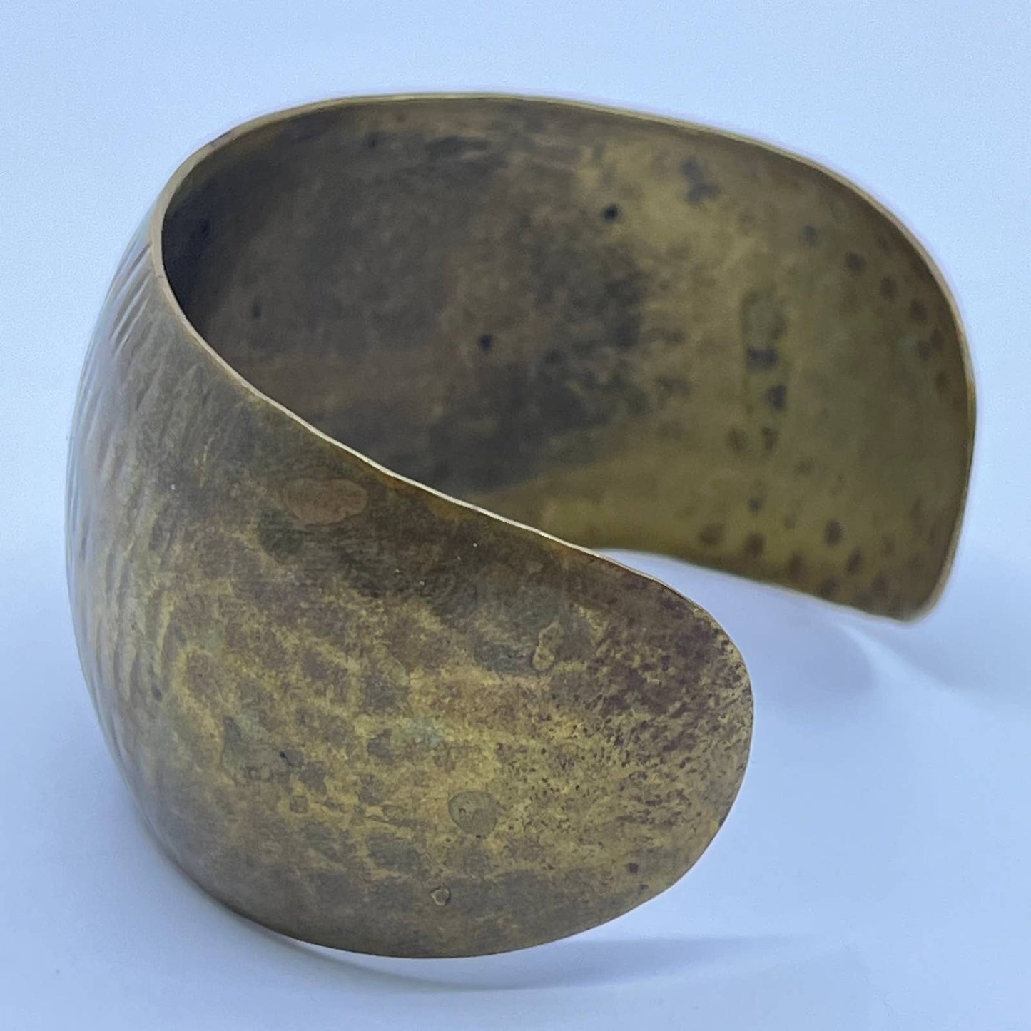 Vintage Boho Hammered Brass Cuff Bracelet SD5