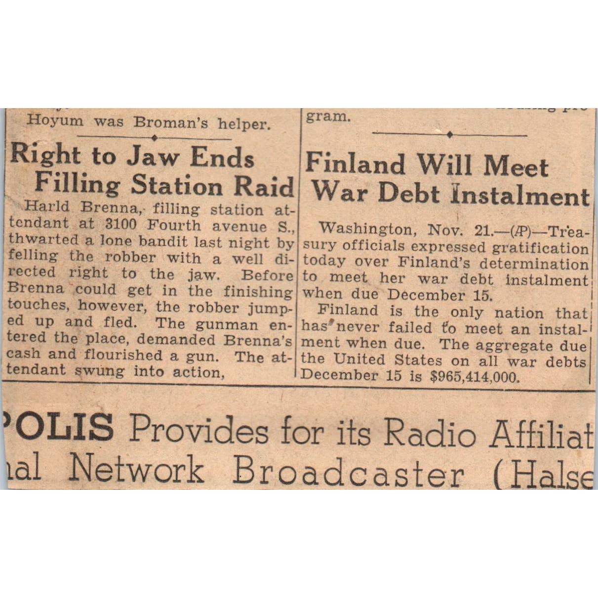 1935 Mpls Newspaper Ad Sears Lake Street & Elliot Ave, East Hennepin FL5-6