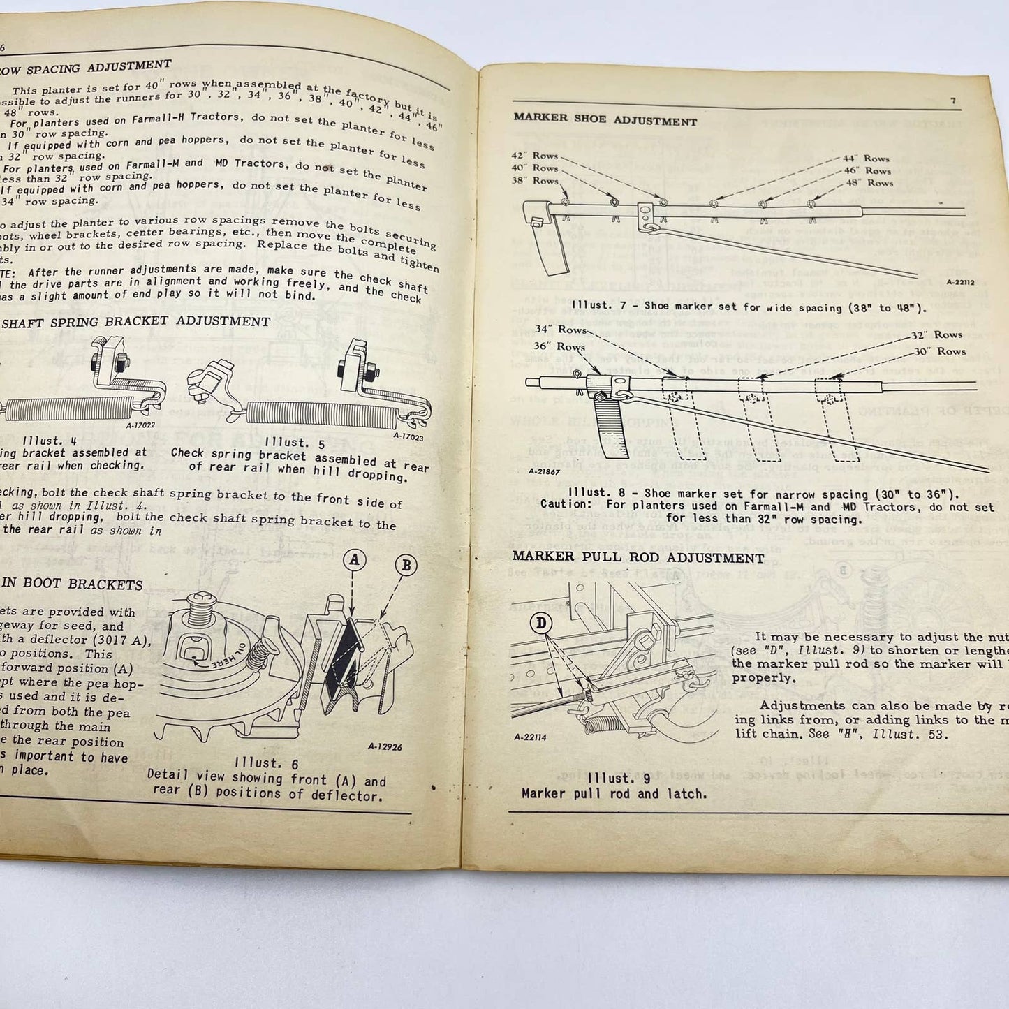 1950 McCormick Corn Planters HM 220 HM-221 HM-222 Farmall Tractors Manual TC6