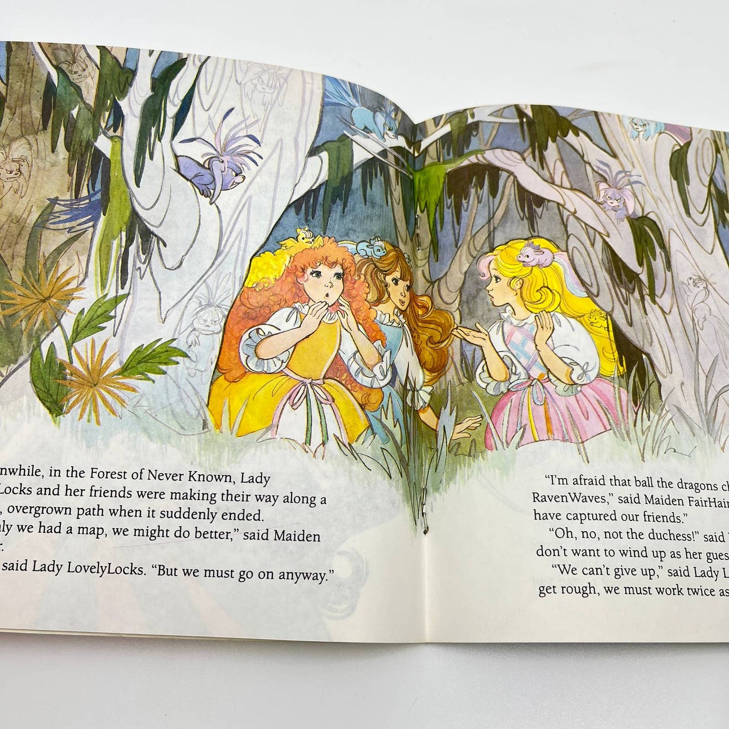 1987 Golden Book Lady Lovely Locks and the Pixietails The Golden Ball TE1