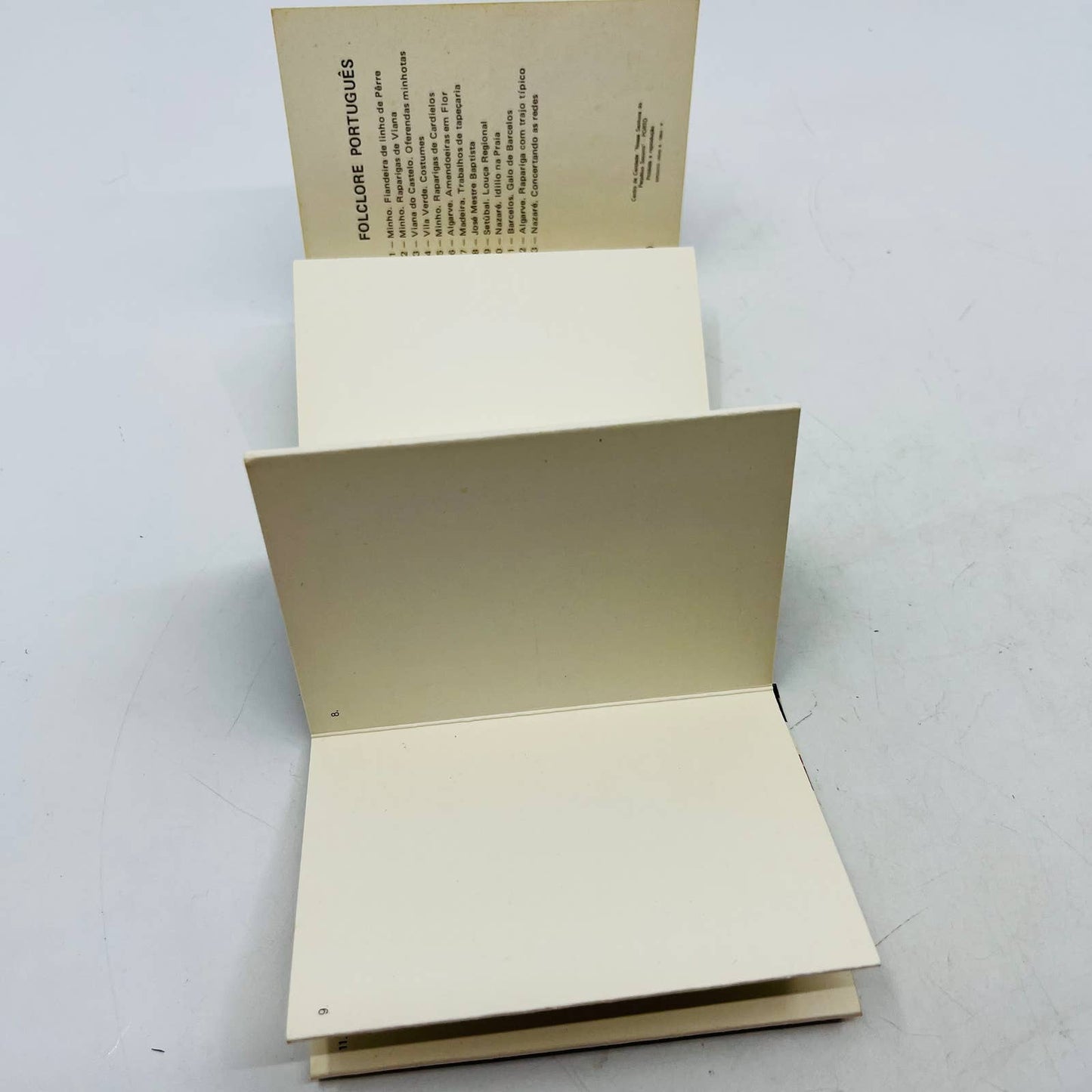 1960s Folclore Portugal Mini Photo Souvenir Booklet EA1