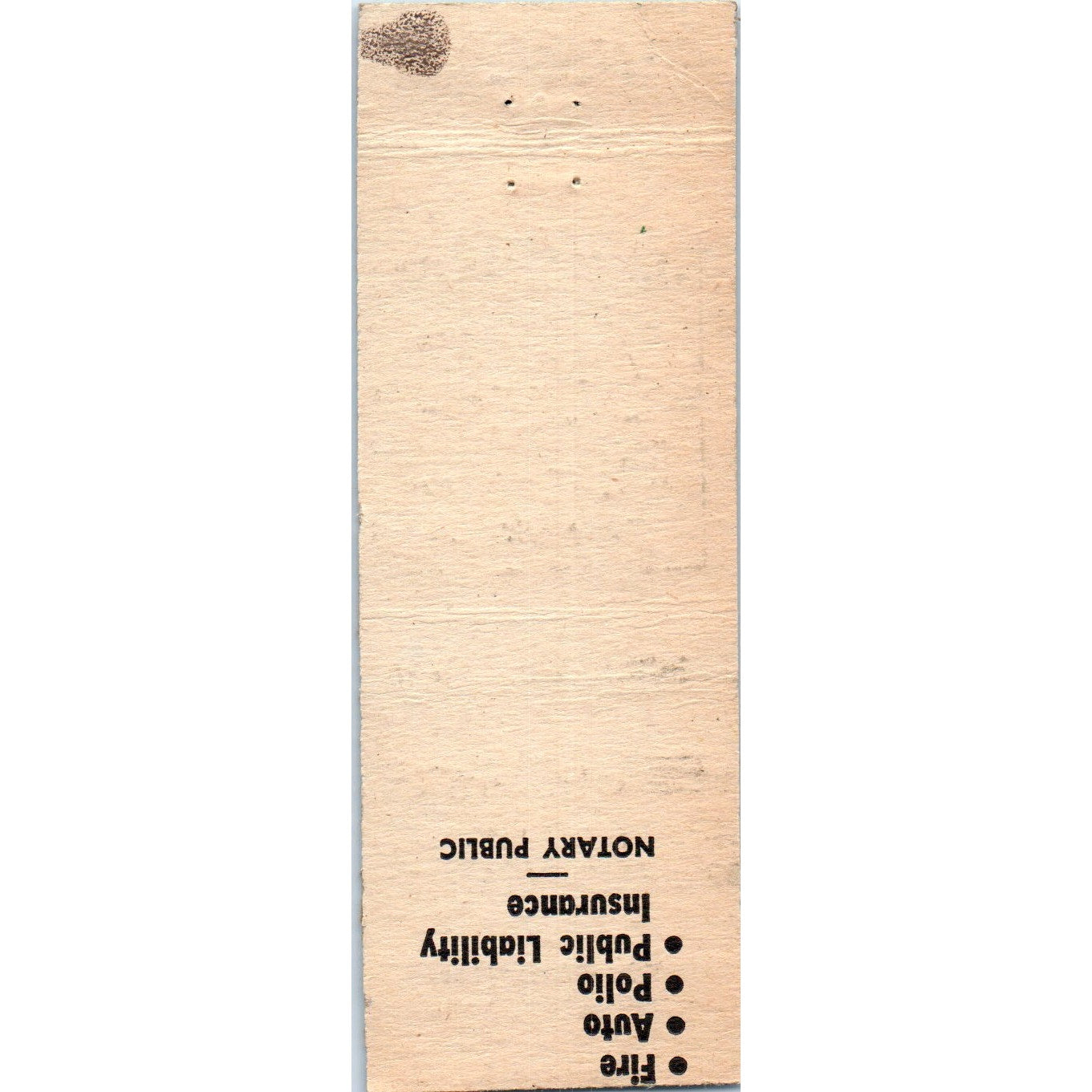 Frank Mack Ins. Real Estate Los Altos CA Advertising Matchbook Cover MM9-1