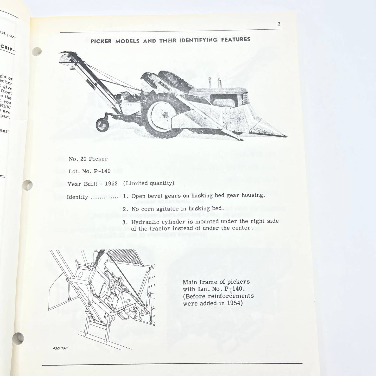 Original 1967 New Idea Repair Parts List P-45 Mounted Corn Pickers & Snapper TB9