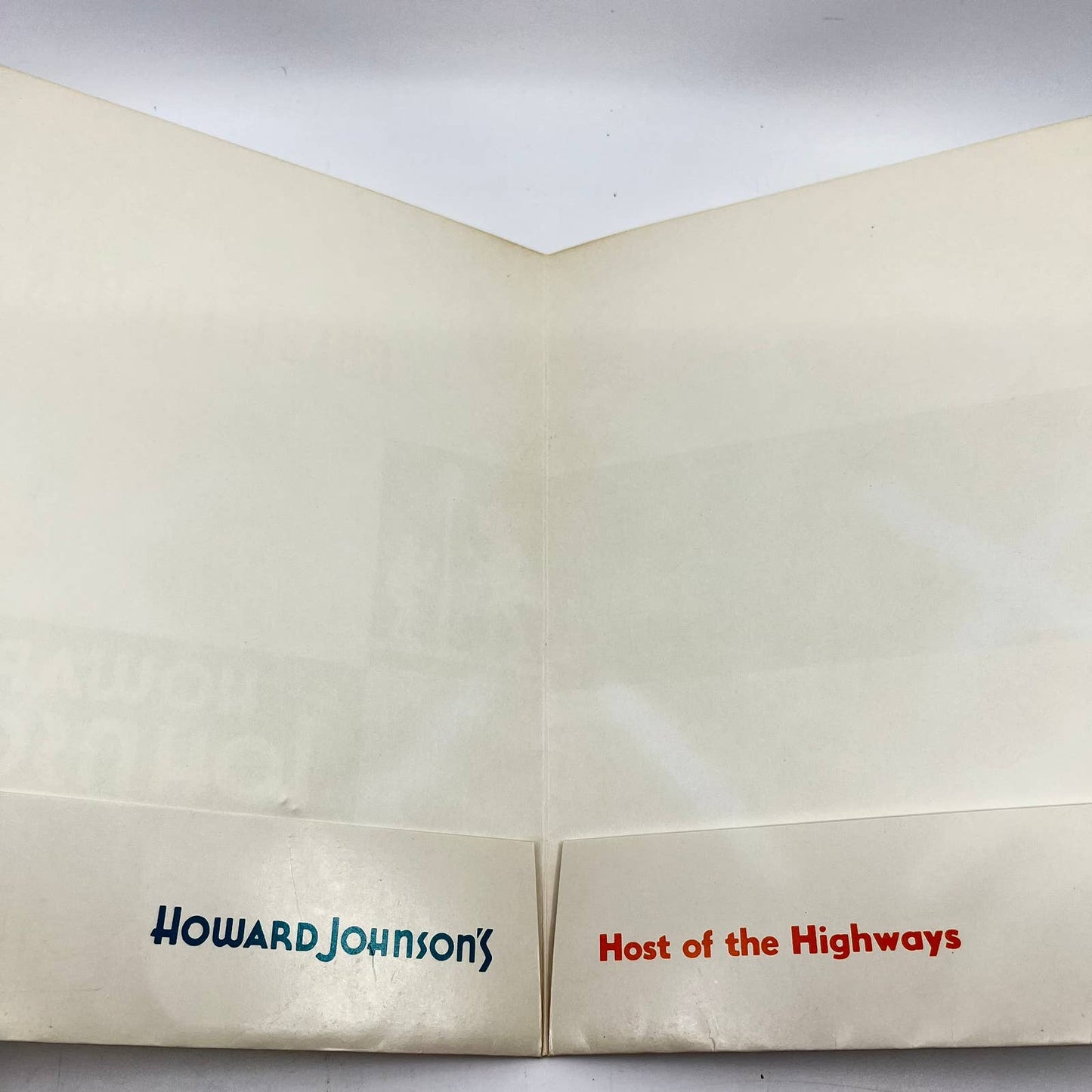 1950s Howard Johnson’s Motor Lodge Guest Folder & Envelopes St. Louis MO TE3