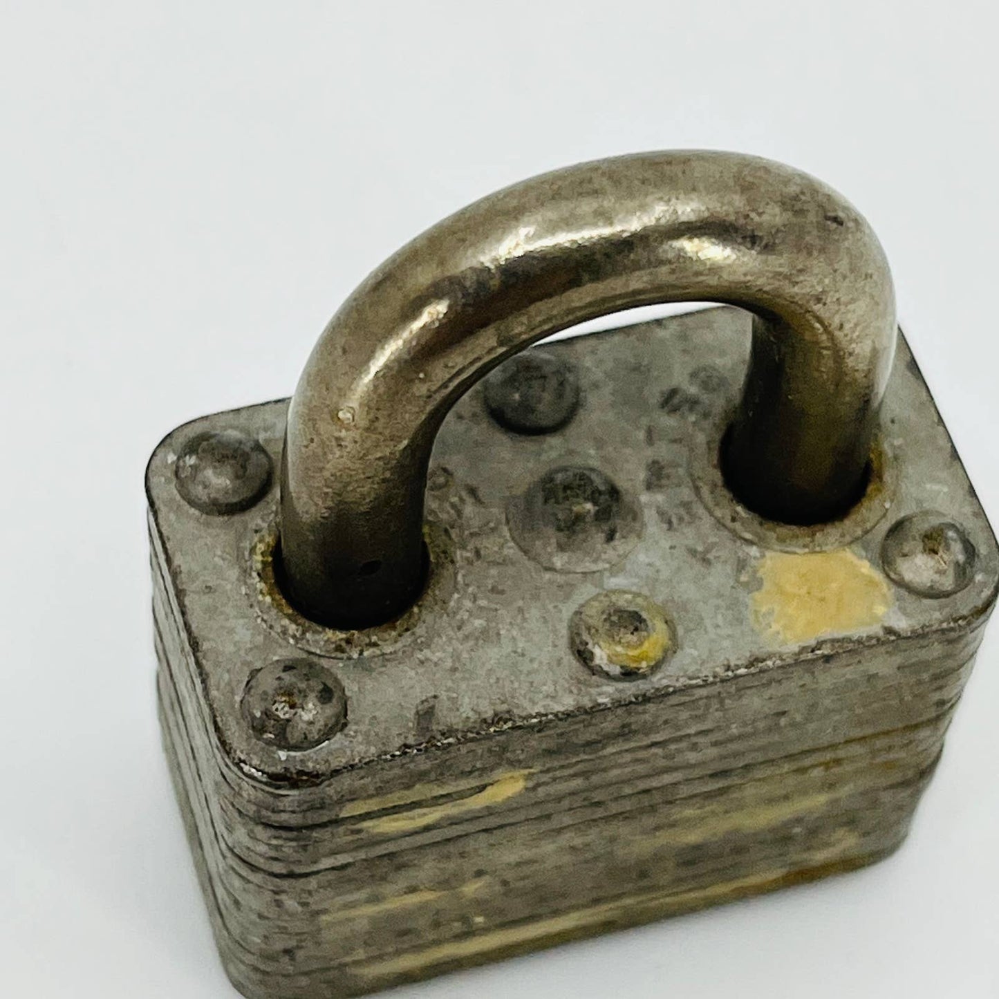 Vintage Master Lock #22 with 1 Key Milwaukee Wisconsin Made in USA SA3