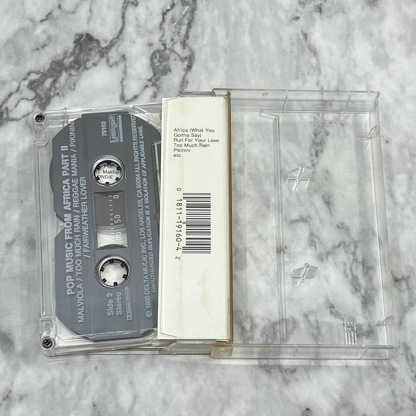 Dan Nkosi Pop Music From Africa 2 Cassette Tape TC7-53