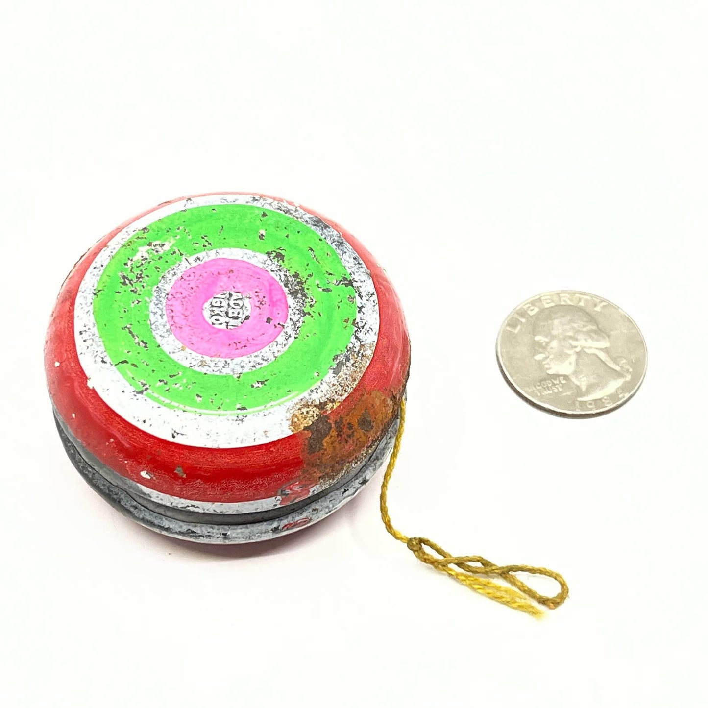 Vintage 1960s Tin Litho Yo Yo Toy Yoyo Hong Kong SD6