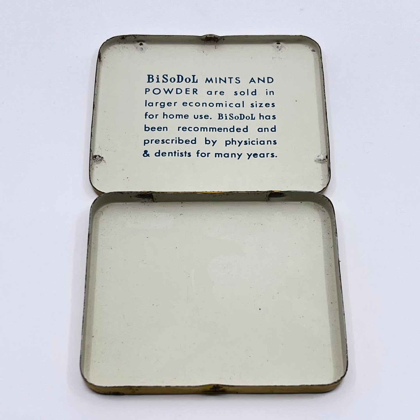 Vintage BiSoDol Antacid Alkalizer Tablets Whitehall New York (Tin Only) SC7