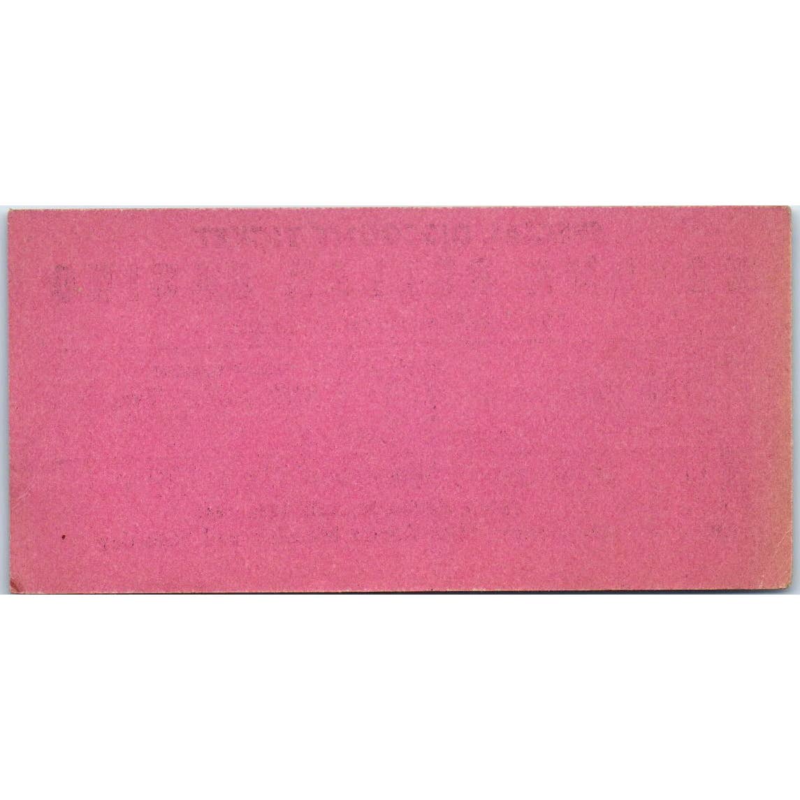 1941 Natoma Roller Casino Special Discount Ticket SE5