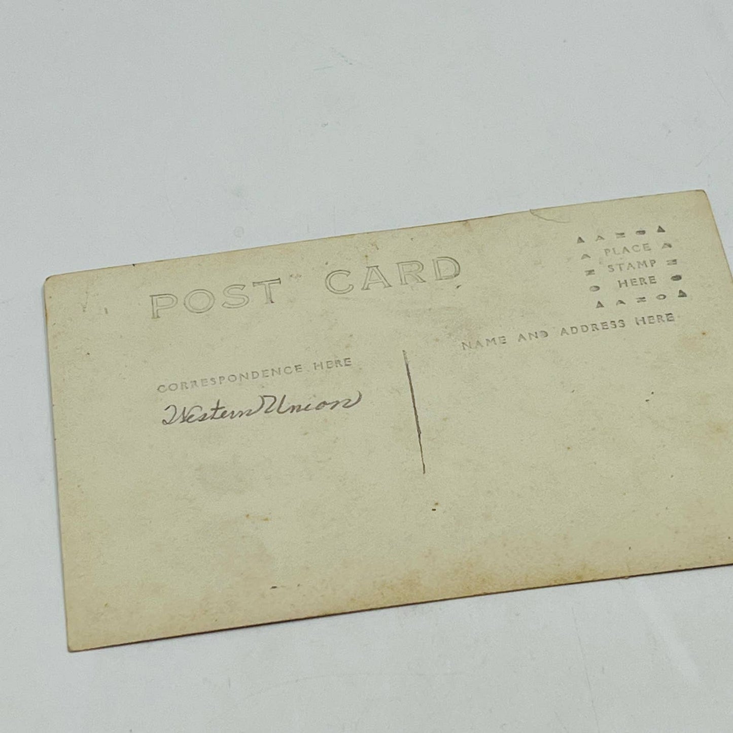 Early 1900s RPPC Portrait 2 Young Western Union Messenger Boys PA9