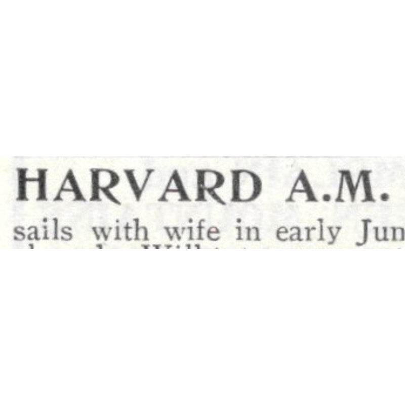 Harvard A.M. Tutoring - 1903 Original Ad AK5-S32