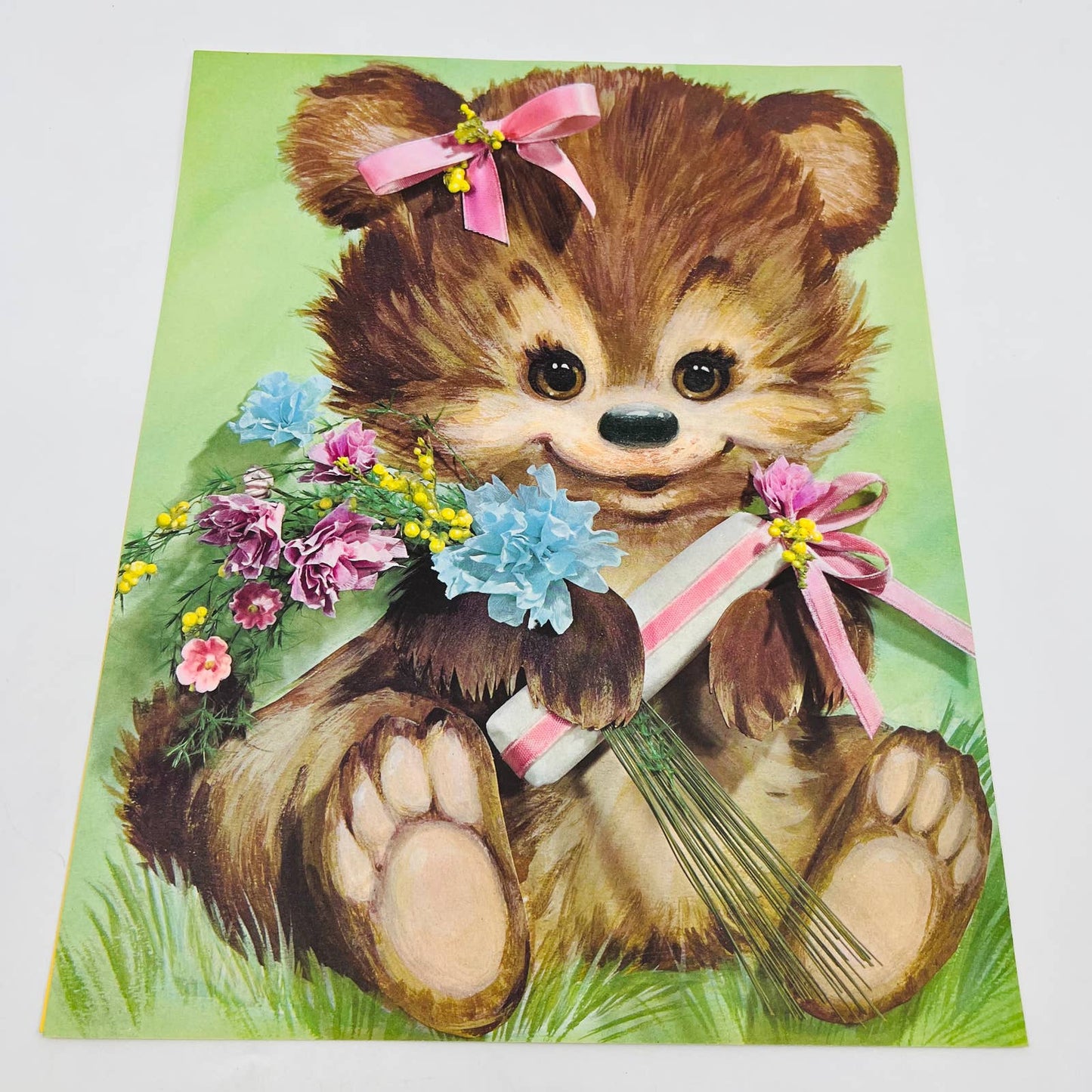 1968 Original Kitsch Lion, Tiger & Bear Print Set COLONIAL STUDIOS 11x14 FL2