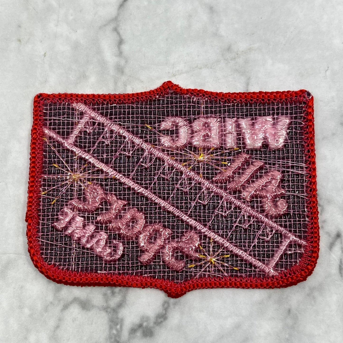 Vintage WIBC All Spare Game Patch Bowling SE7