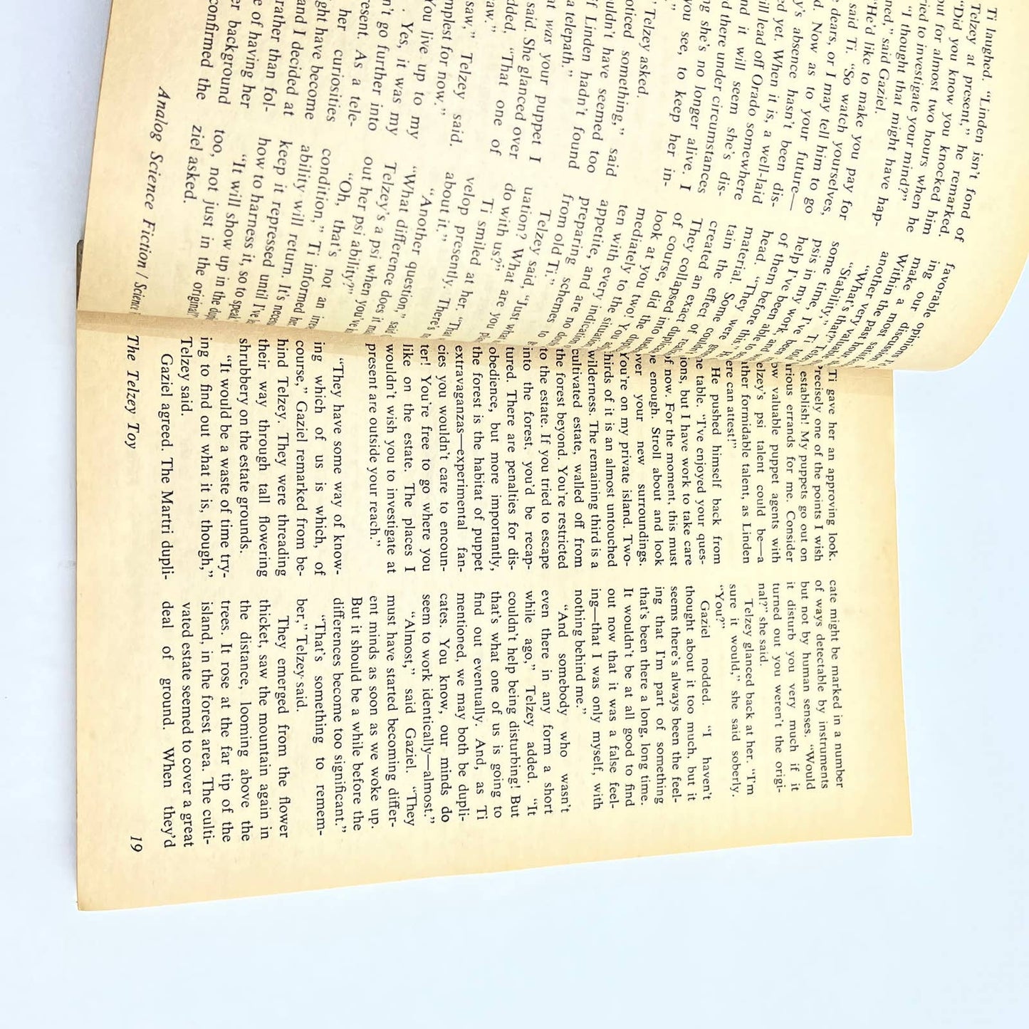 Science Fiction Analog Science Fact January 1971 Pulp Magazine TF6