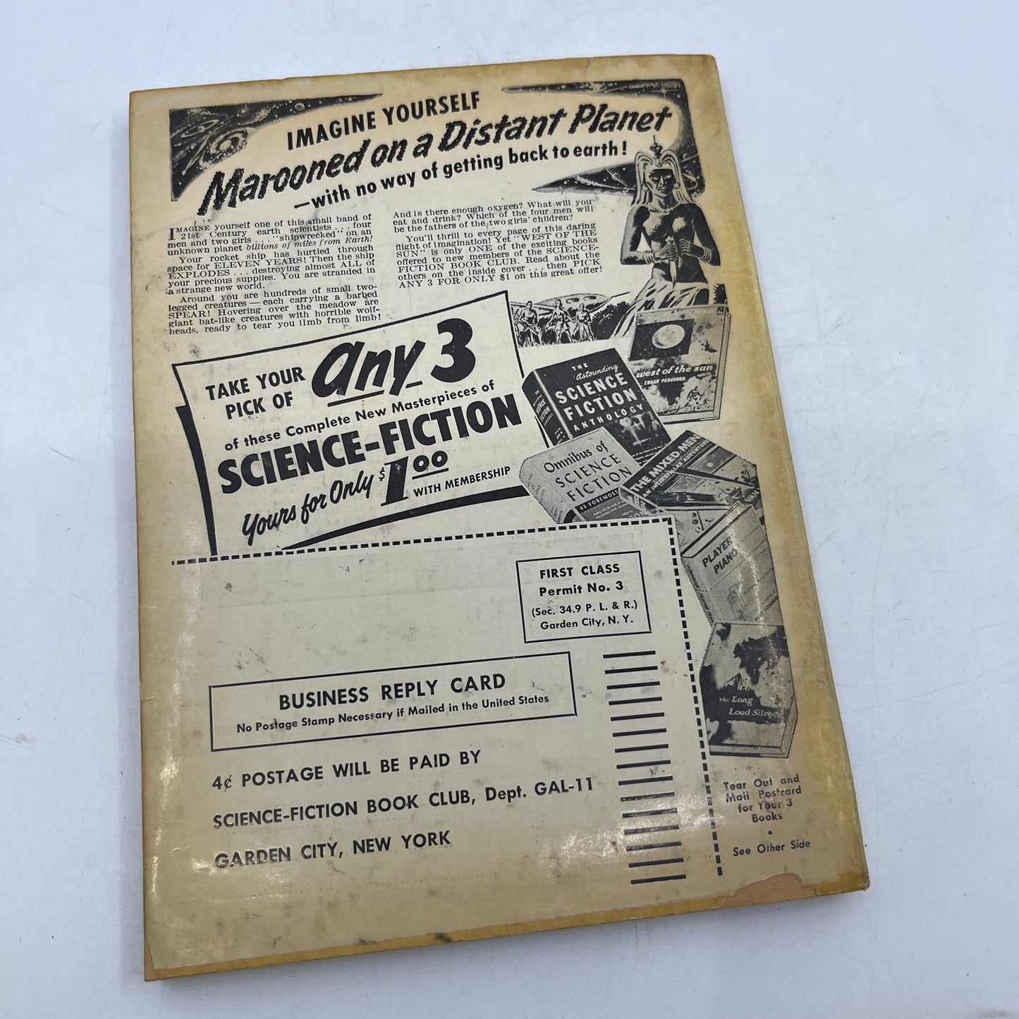 Galaxy Science Fiction Pulp Nov 1953 Is Artificial Life Possible Willy Ley TH9
